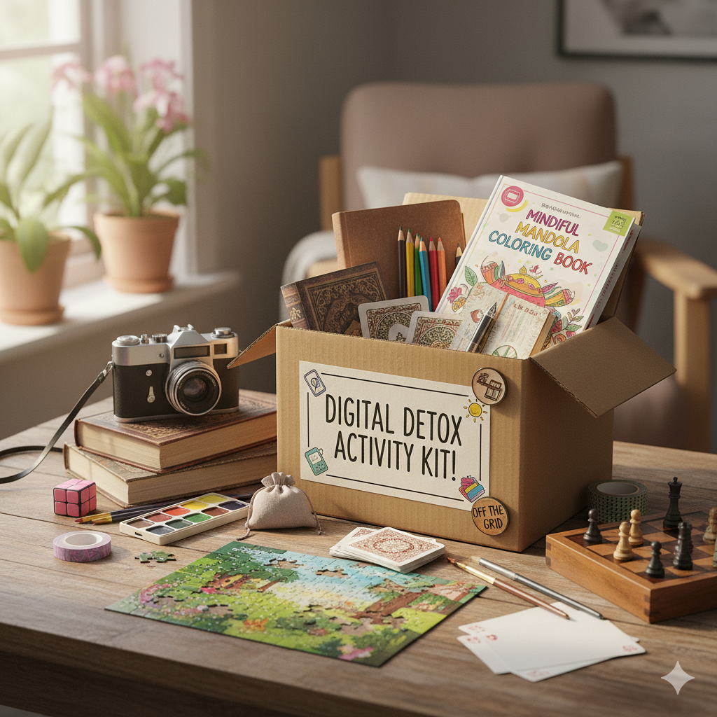 The Digital Detox Kit! 📵 The "Stop Scrolling" Whimsical Analog Activity Mystery Box! FREE SHIP!