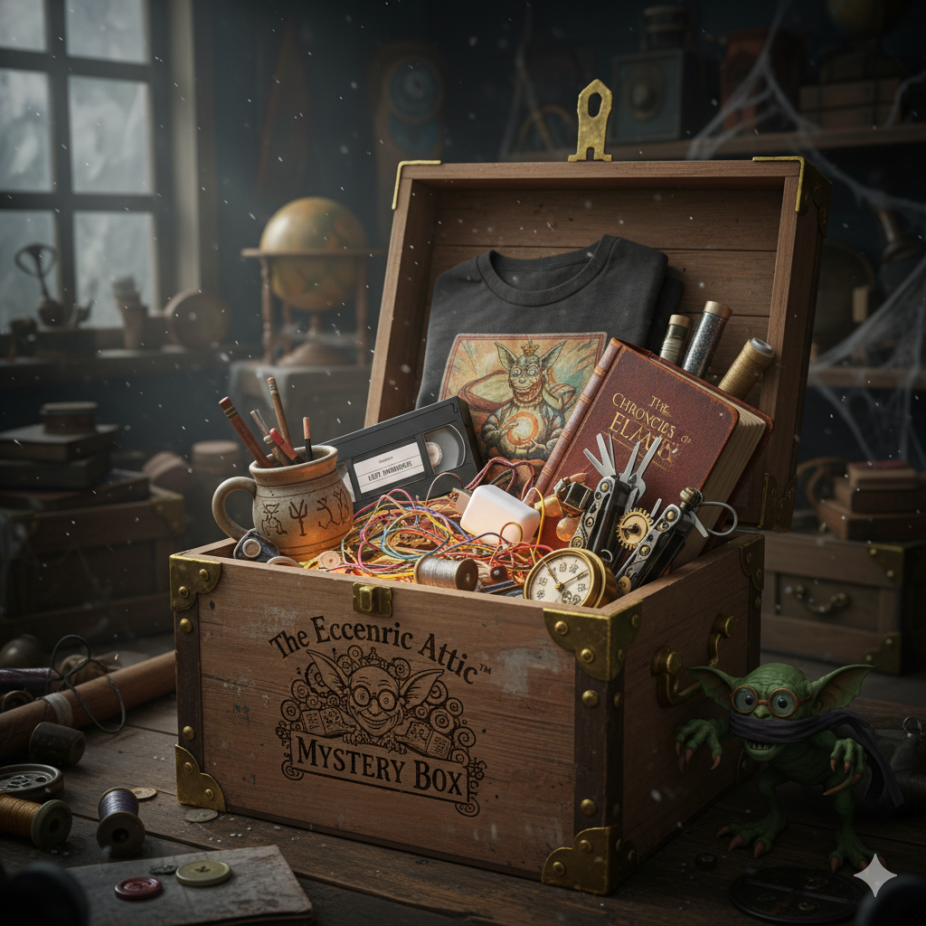 The Eccentric Attic™ Mystery Box! ✨ A Whimsical Haul of Curious Treasures & Oddities!