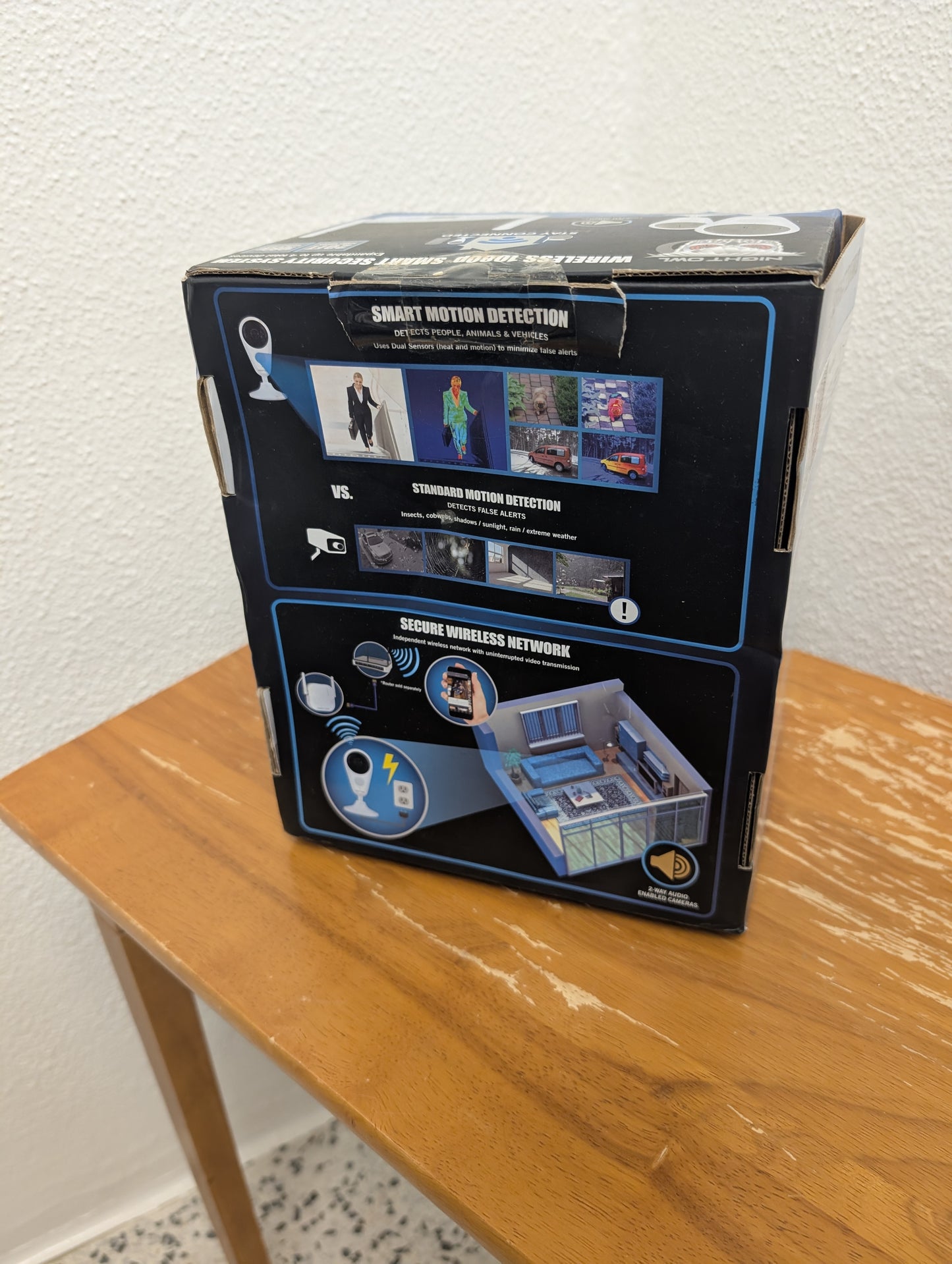 Night Owl 4 Channel 1080p HD Wireless Gateway with 16GB microSD Card and 2 AC Powered Indoor Wireless Cameras