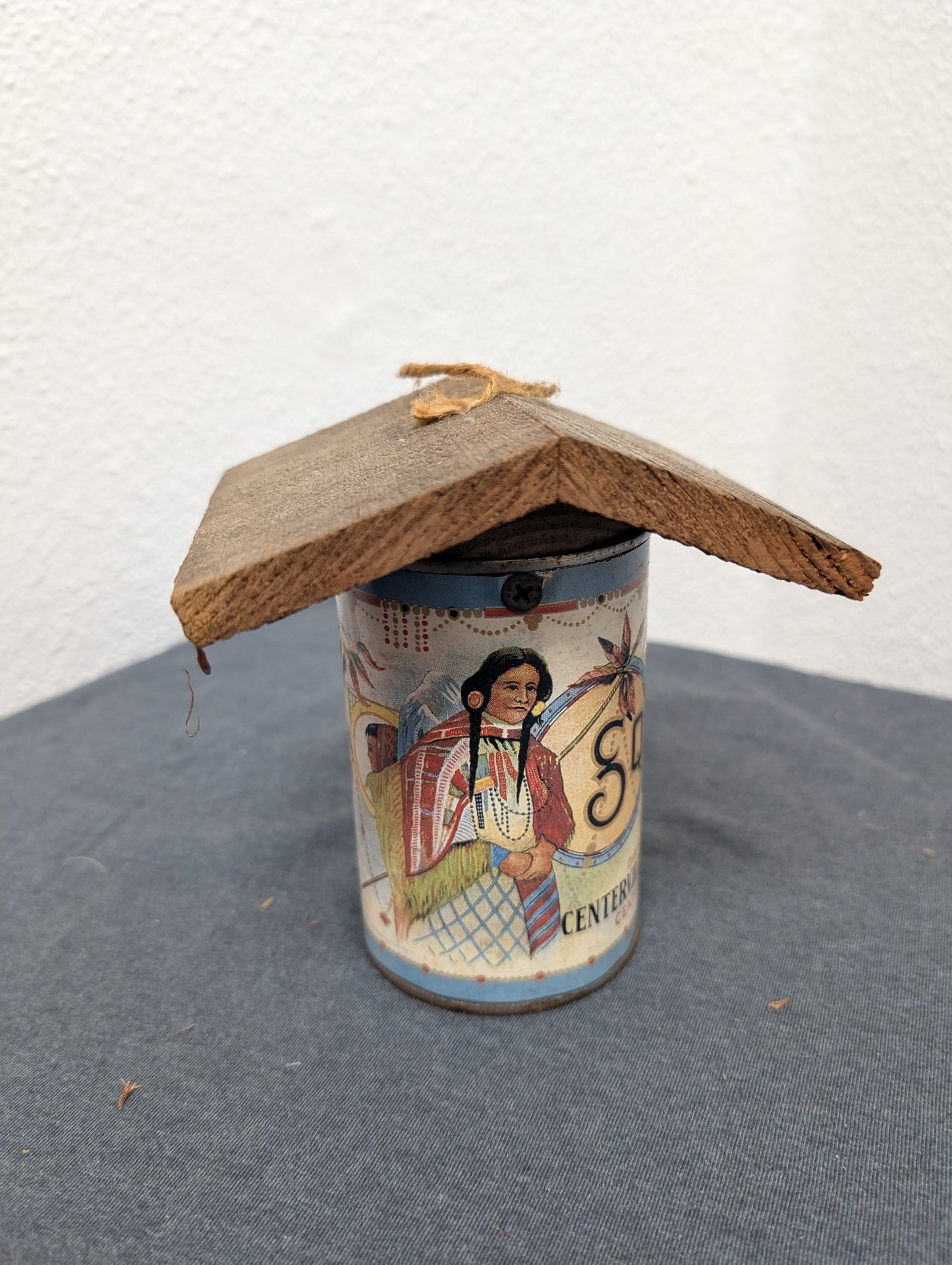 Vintage handcrafted Squaw Birdhouse