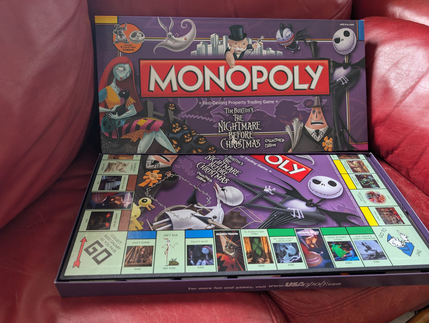 MONOPOLY Nightmare Before Christmas Collector's Edition Monopoly