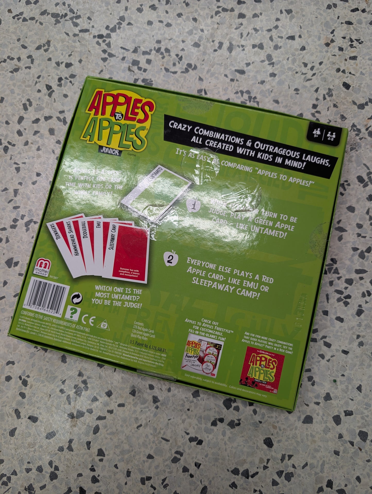Mattel Apples to Apples Junior: The Game of Crazy Comparisons Card Game