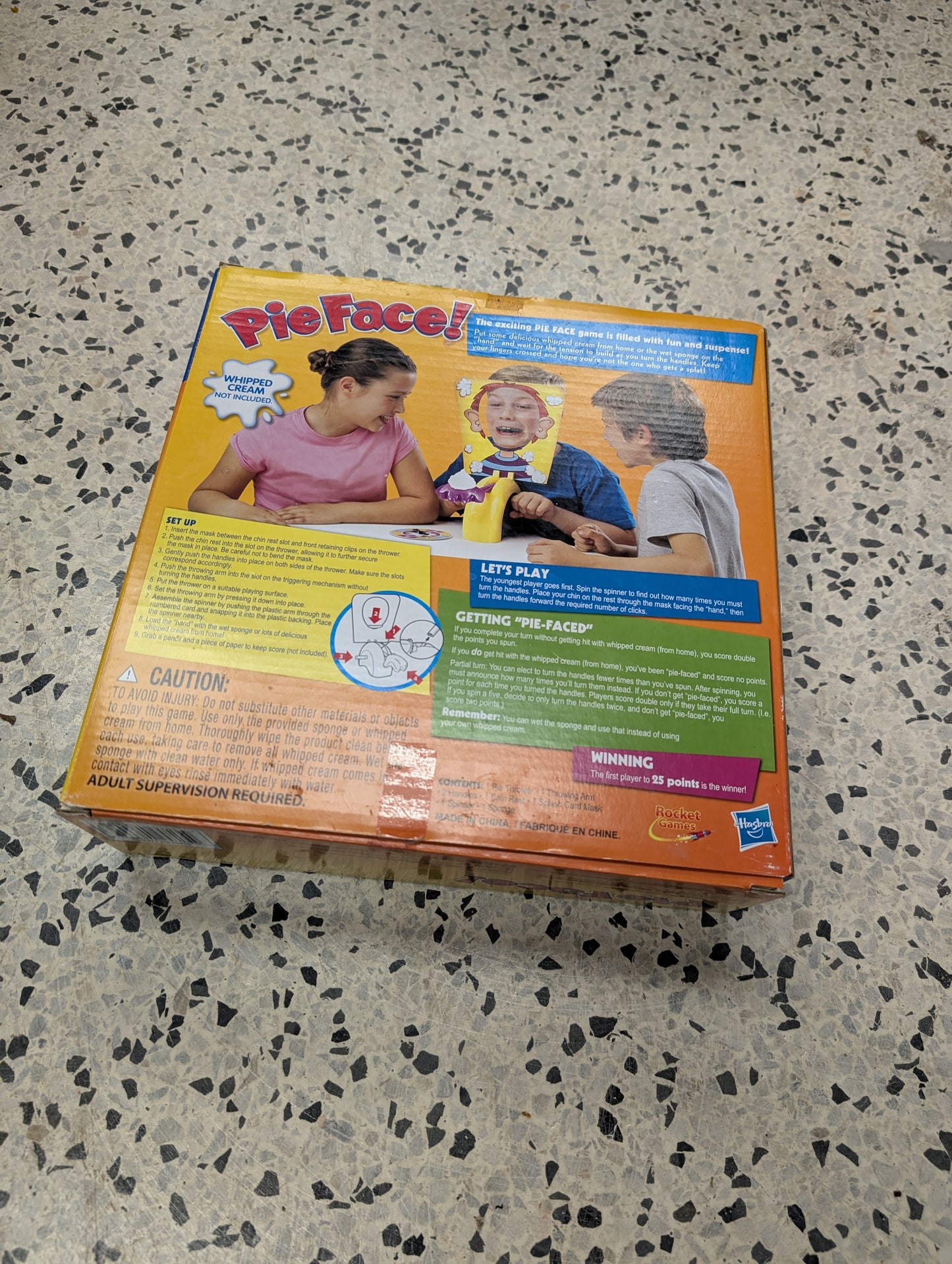 Hasbro Pie Face Game For Kids Ages 5+ Family Fun!