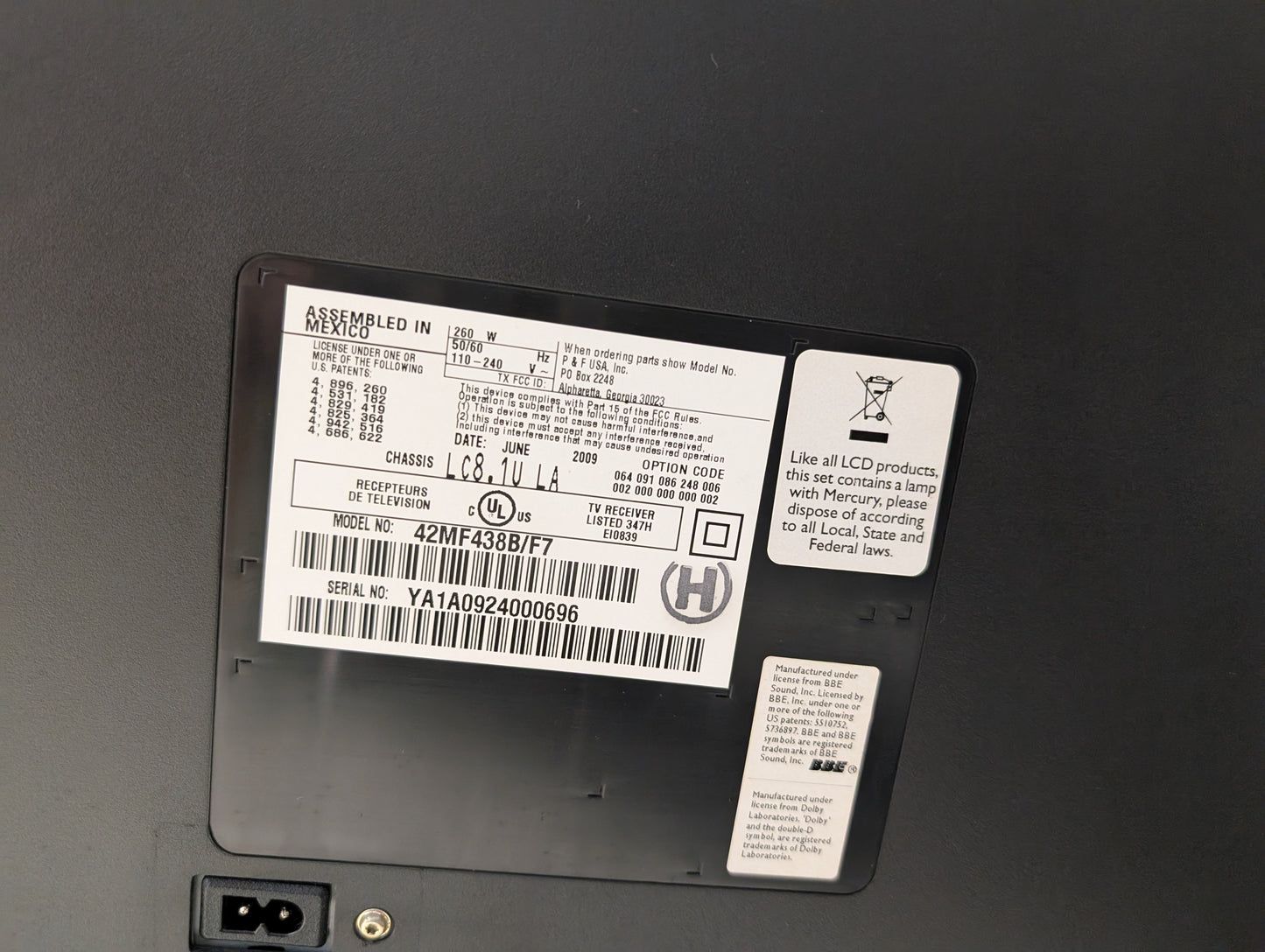 Magnavox 42MF437B 42" 1080p LCD TV