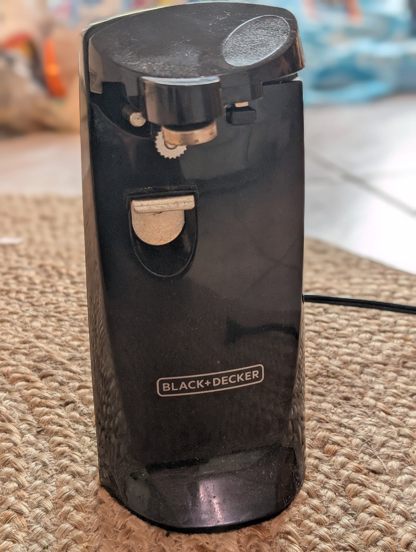 BLACK+DECKER EC475B Can Opener With Knife Sharpener & Bottle Opener Black