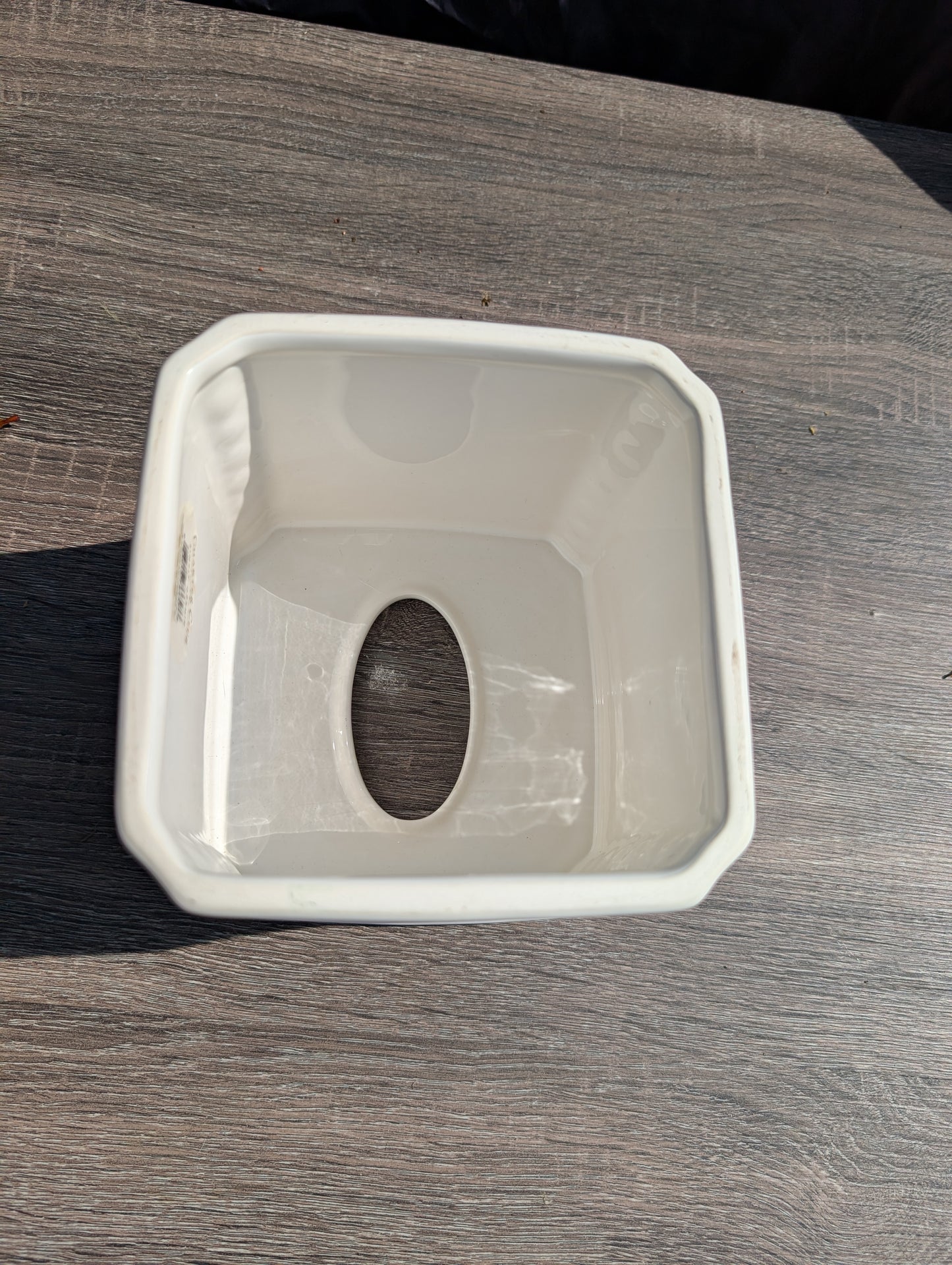 SIMPLY ORCHID ~ TISSUE BOX COVER serene gray blue FLORAL ~ Charter Club