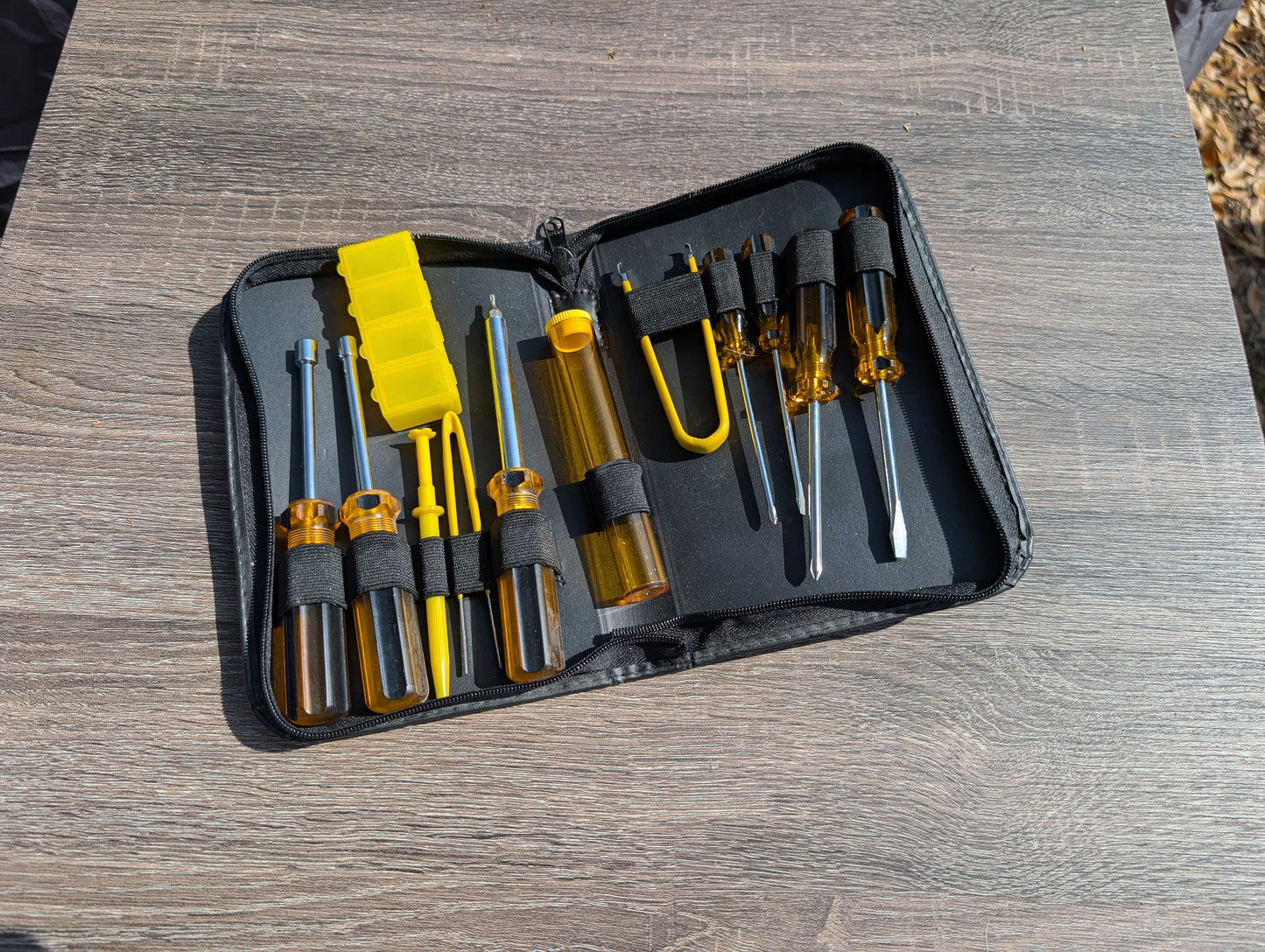 Travel 12 Piece Fellows Computer Tech PC Service/Repair Tool Kit