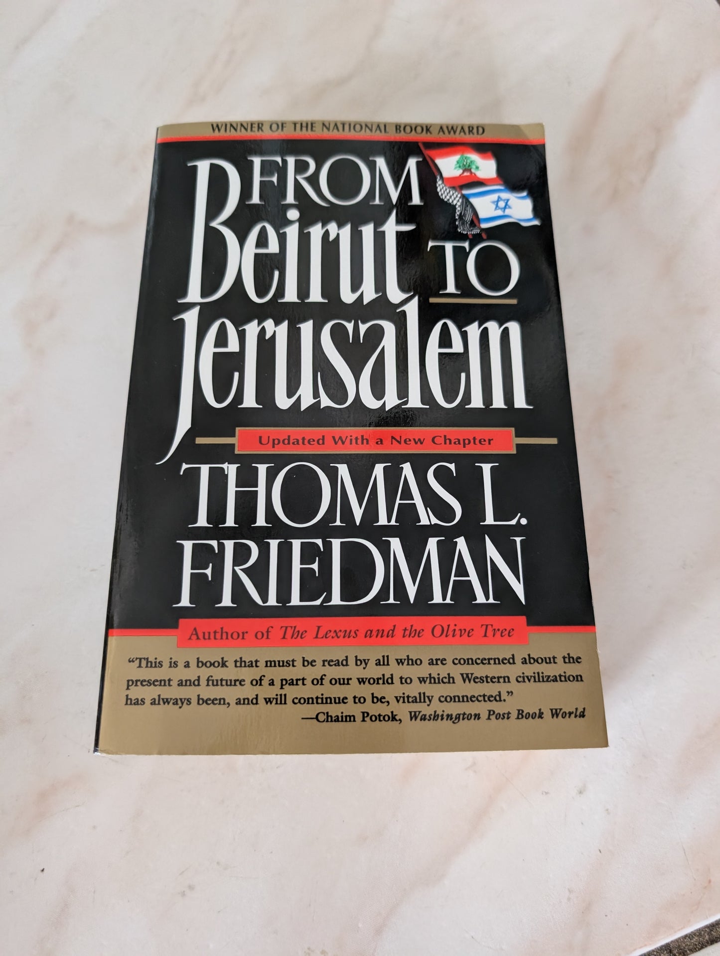 From Beirut to Jerusalem - Book by Thomas Friedman