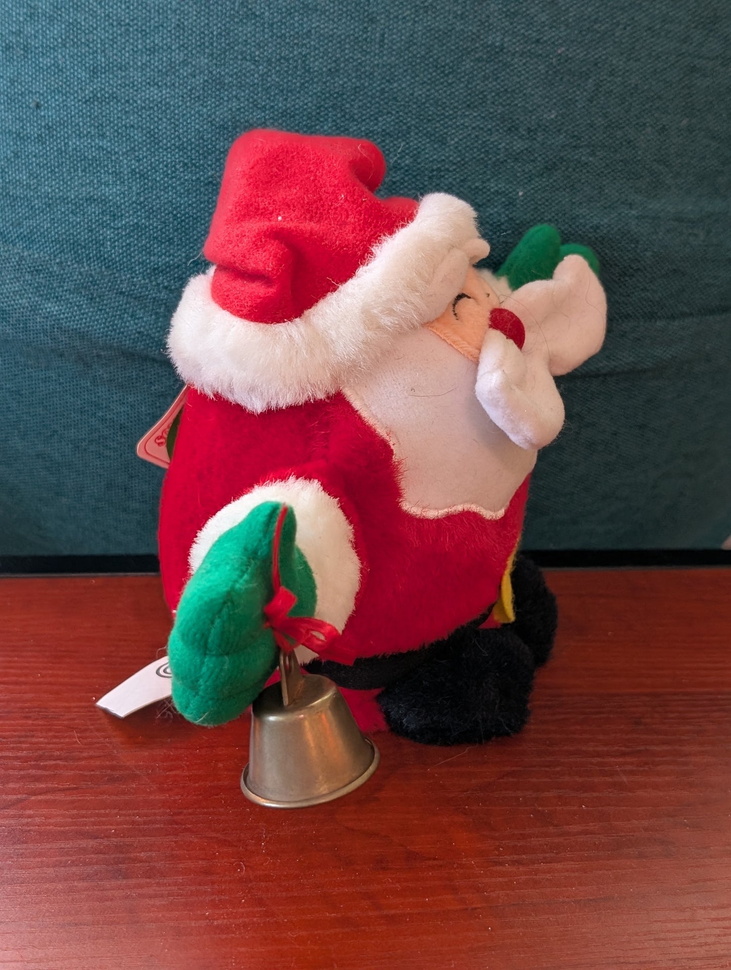 Vintage Sonic Action Shaky Santa Radio Shack Dancing Rings Bell Talks Christmas
