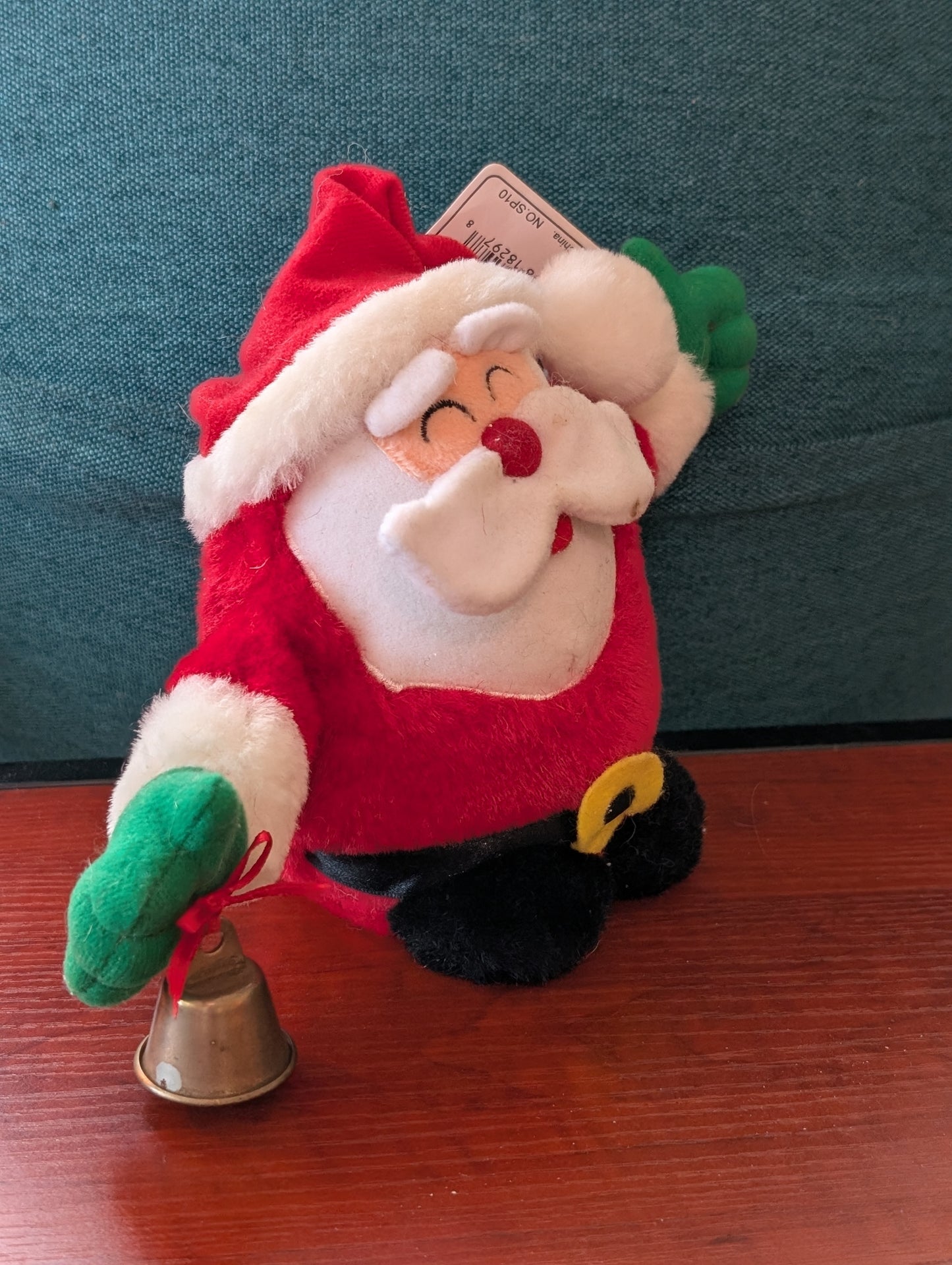 Vintage Sonic Action Shaky Santa Radio Shack Dancing Rings Bell Talks Christmas