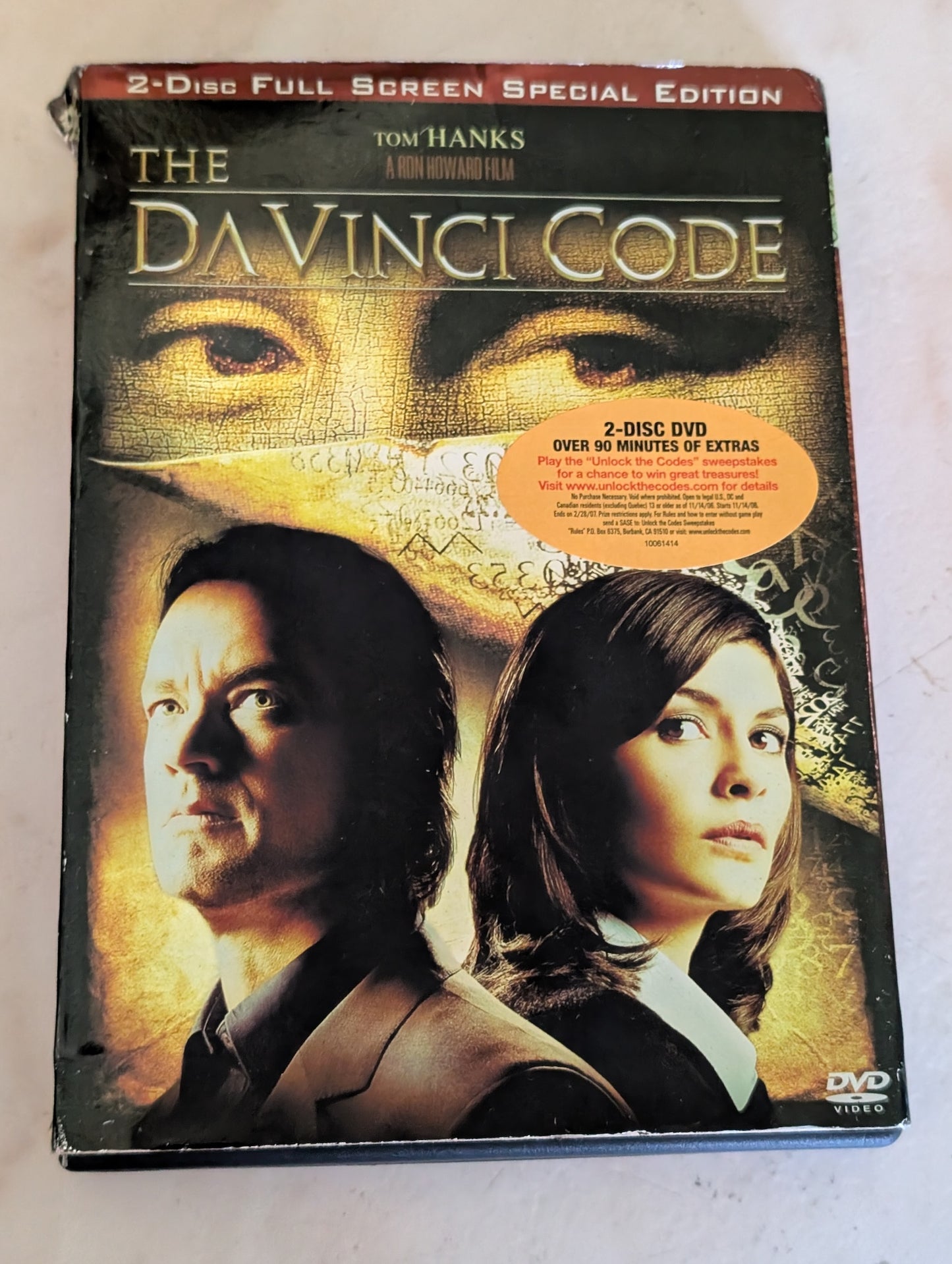 The DaVinci Code DVD 2 disc set full screen special edition