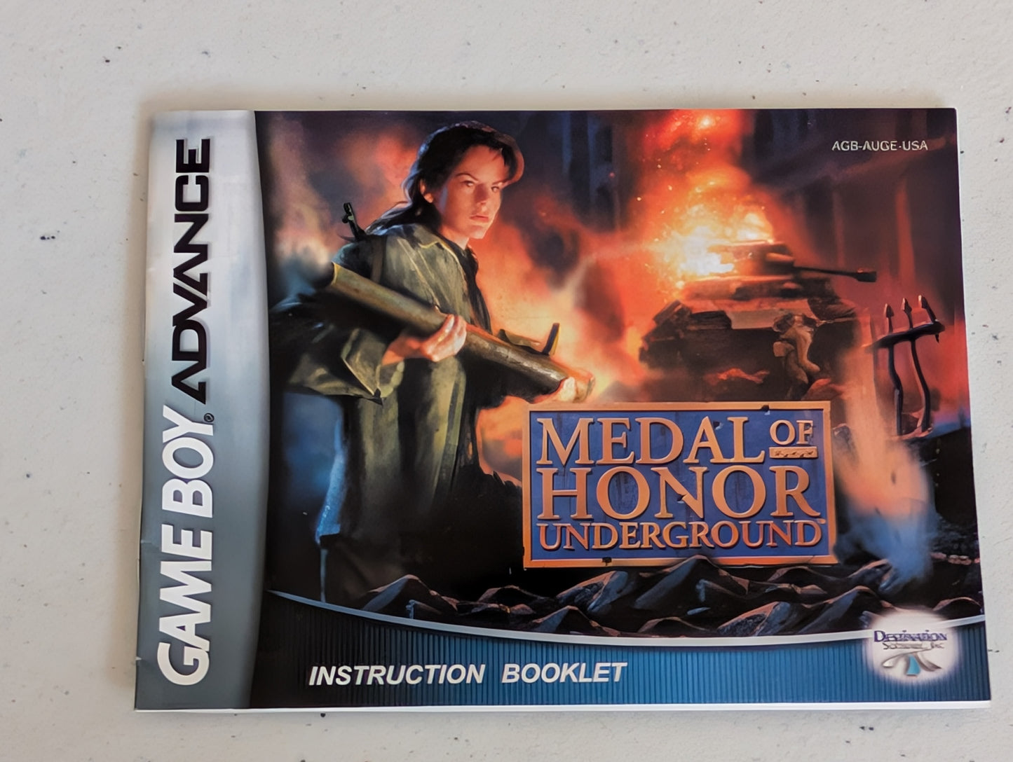 Medal of Honor: Underground Video game Instruction Booklet Gameboy Advance