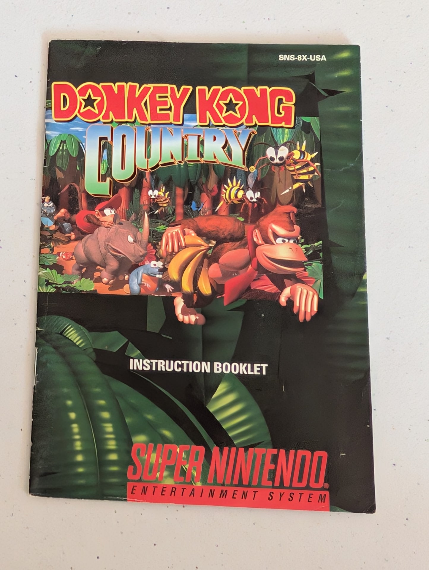 Donkey Kong Country Video game Instruction Booklet Super Nintendo