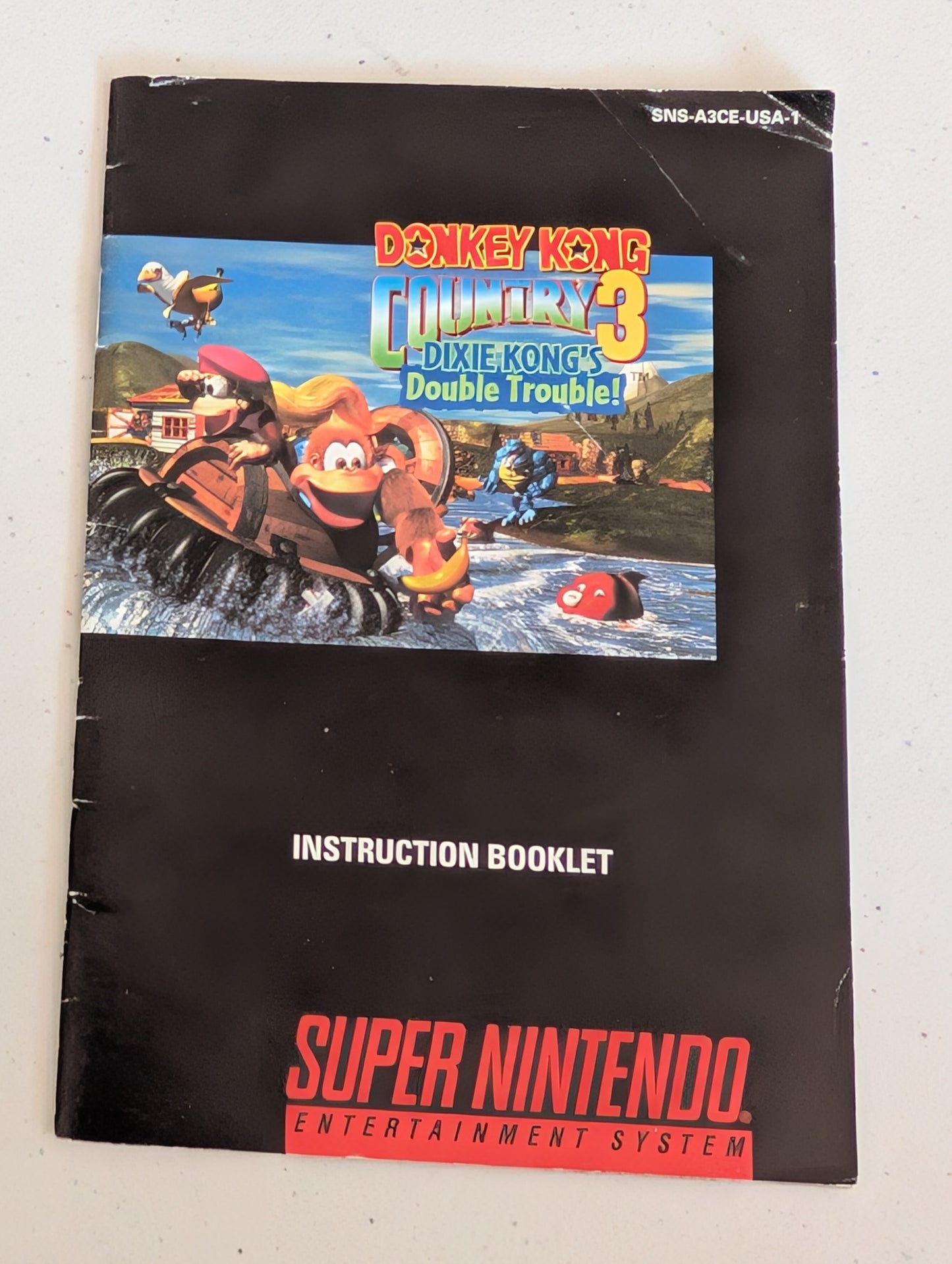 Donkey Kong Country 3 Video game Instruction Booklet Super Nintendo