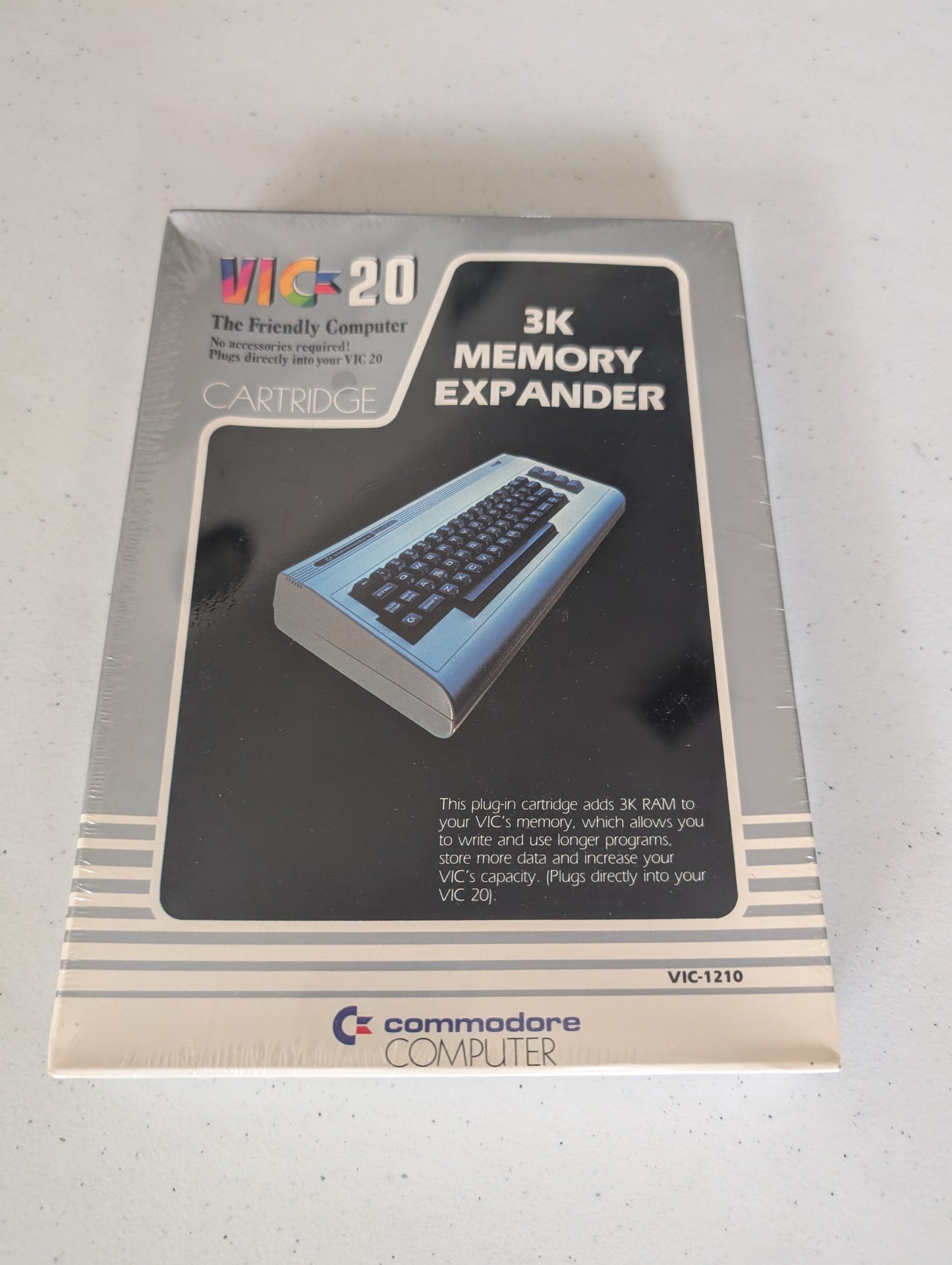 Commodore VIC-20 3K RAM Expansion Cartridge VIC-1210