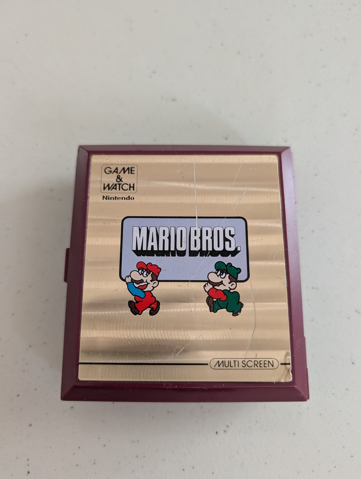 Vintage Nintendo Mario Bros Game and Watch MW-56