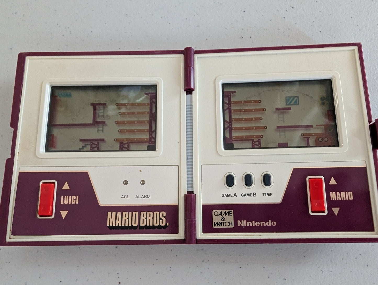 Vintage Nintendo Mario Bros Game and Watch MW-56