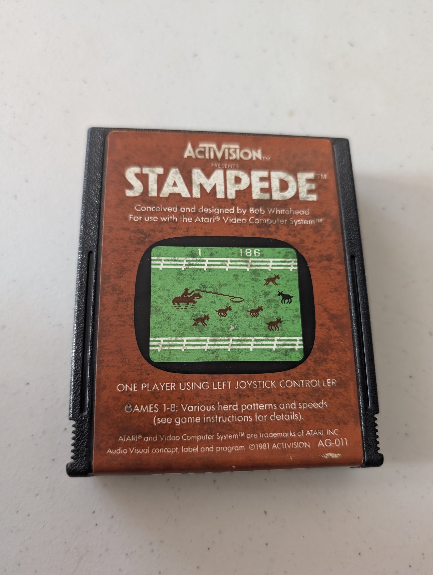 ACTIVISION Stampede Atari 2600 Video Game Computer System 1981