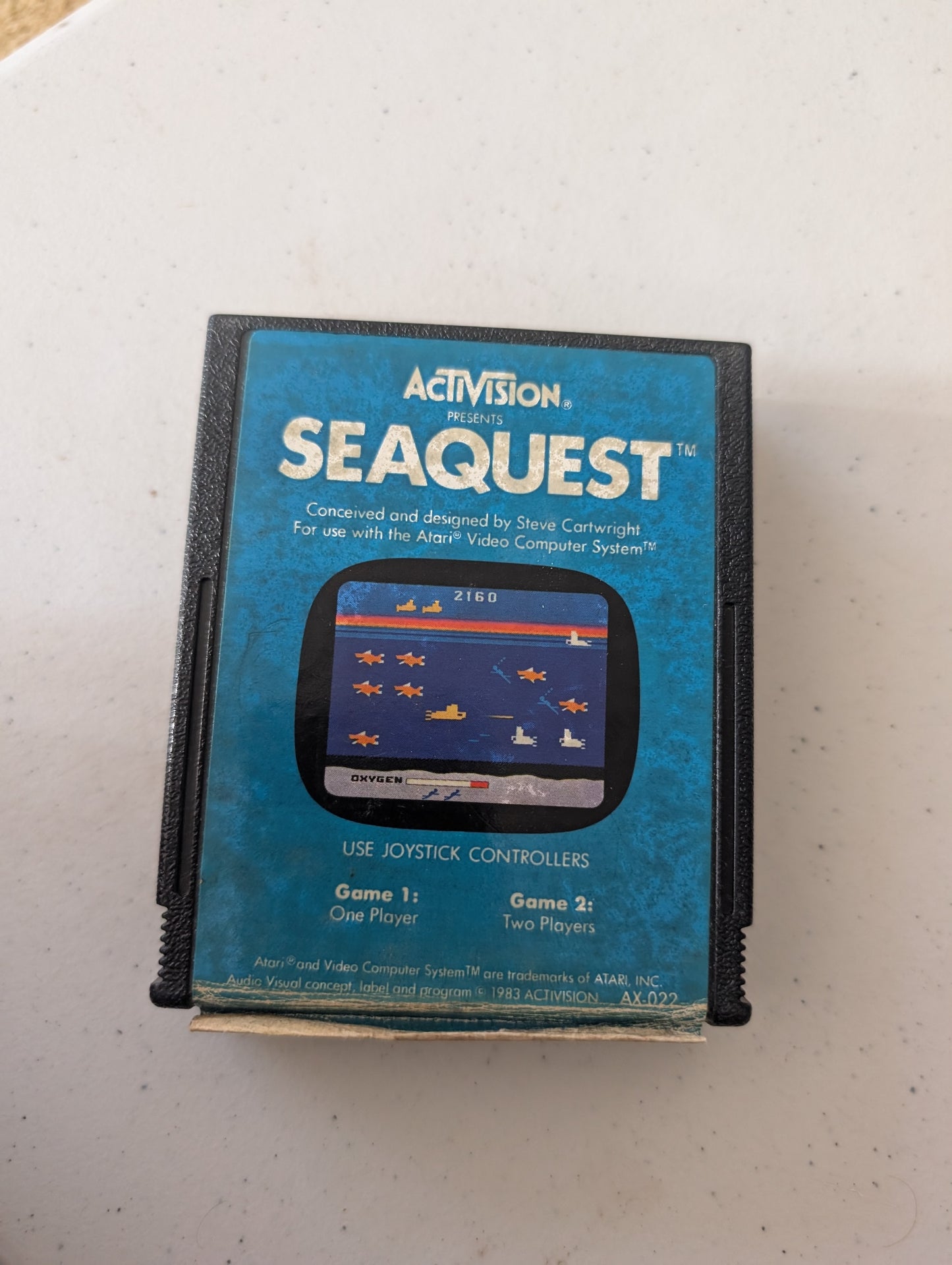 SEAQUEST by ACTIVISION for Atari 2600 - year 1983