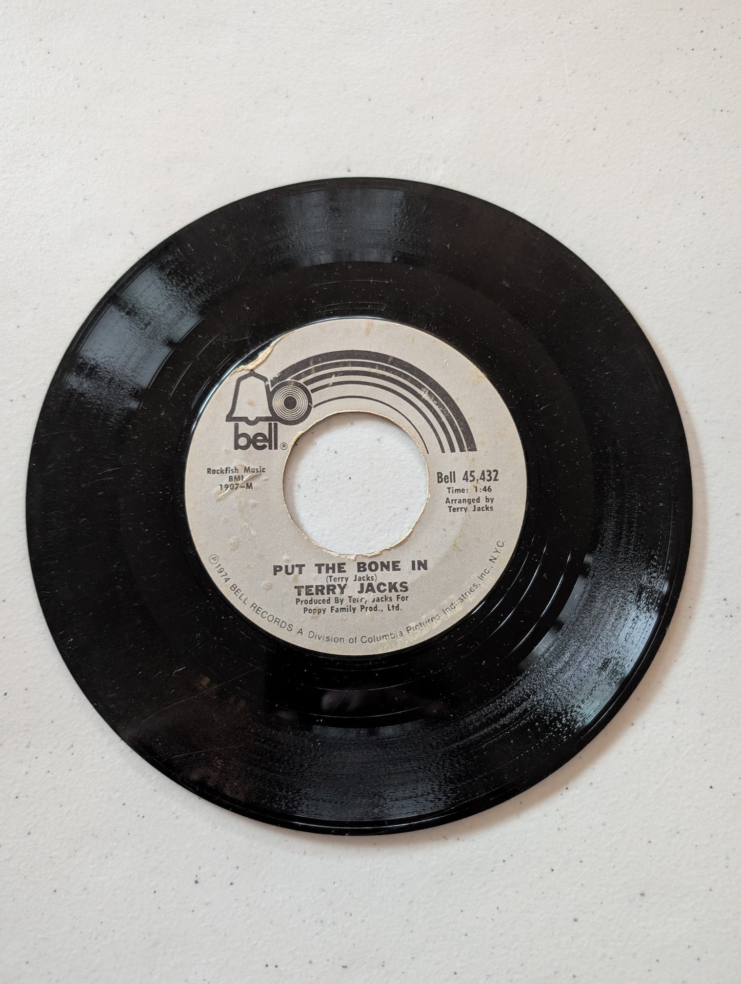 TERRY JACK - SEASONS IN THE SUN - IF YOU GO AWAY(7 in, 45 RPM, Single, Vinyl Record Album)