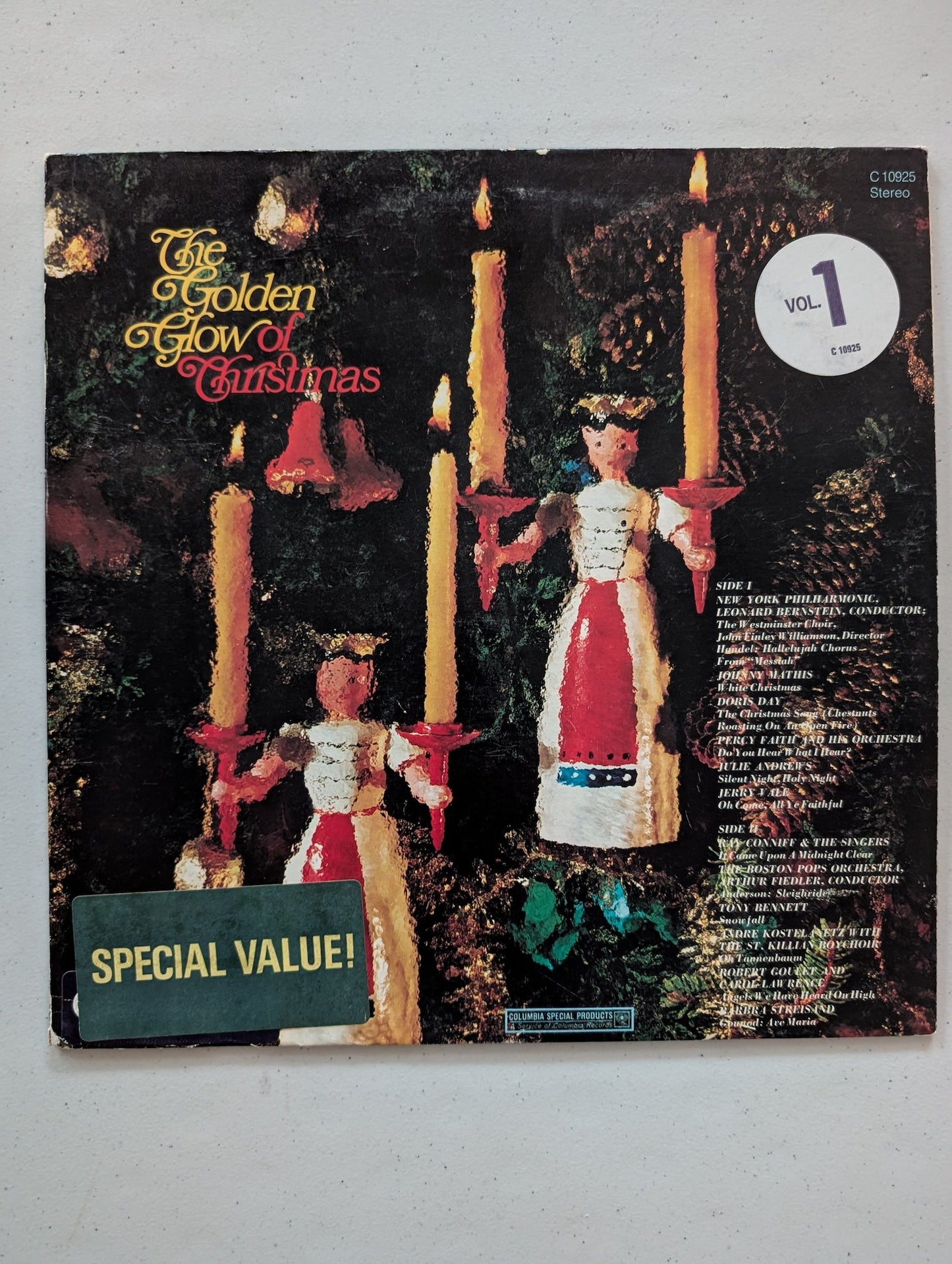 GOLDEN GLOW OF CHRISTMAS (JC PENNEY 1972) C 10925 NM/G VINYL LP RECORD #RH04 (Vinyl LP Record Album)