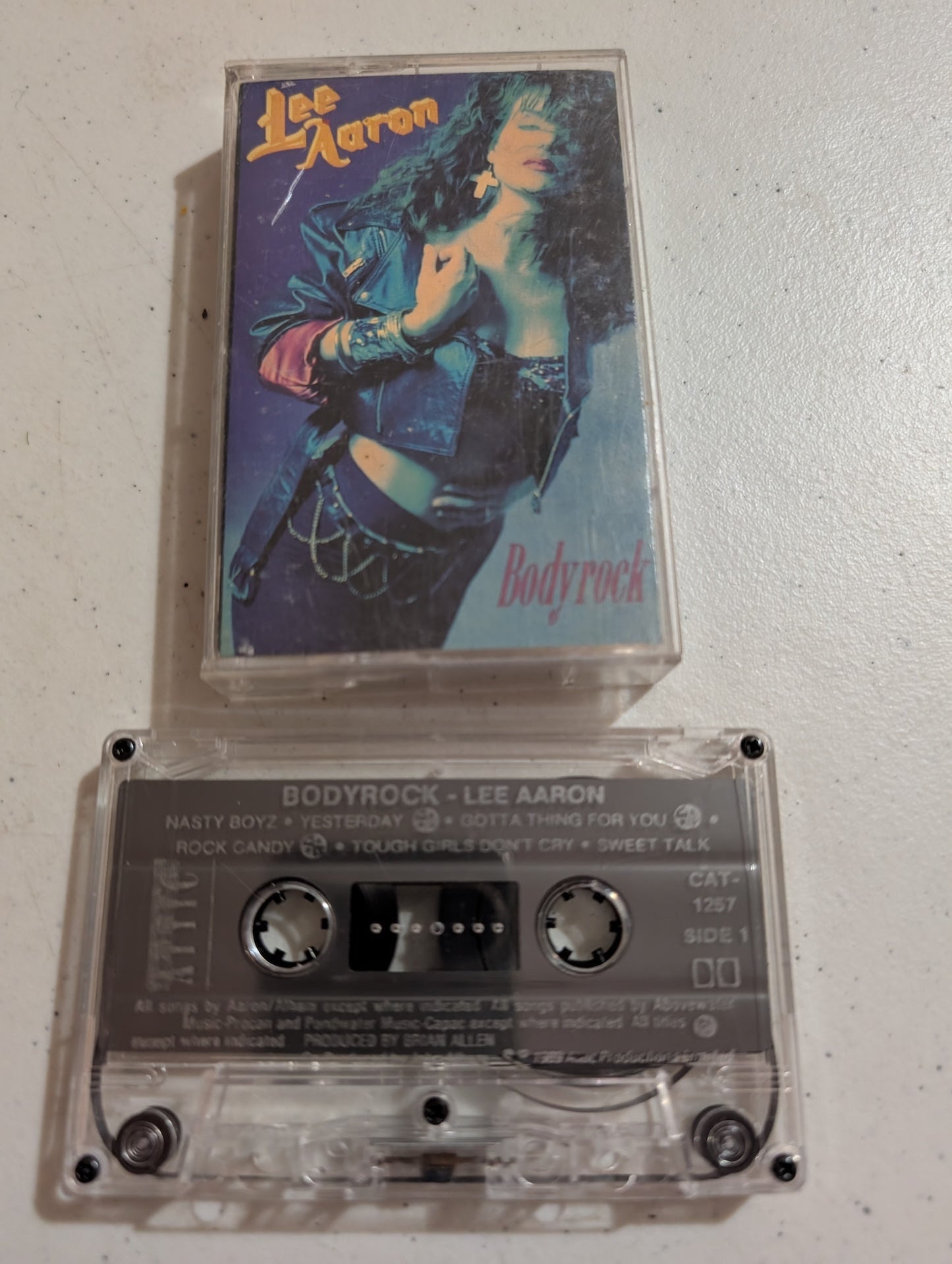 Lee Aaron - Bodyrock on cassette (Attic Records, Canada, 1989)