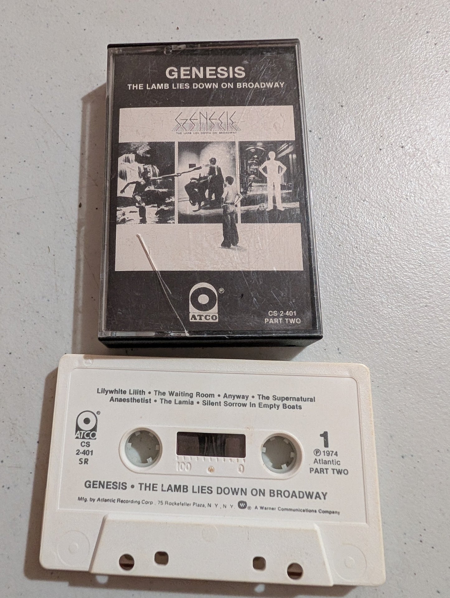 Genesis The Lamb Lies Down On Broadway Part 2 Cassettes VTG 1974 ATCO