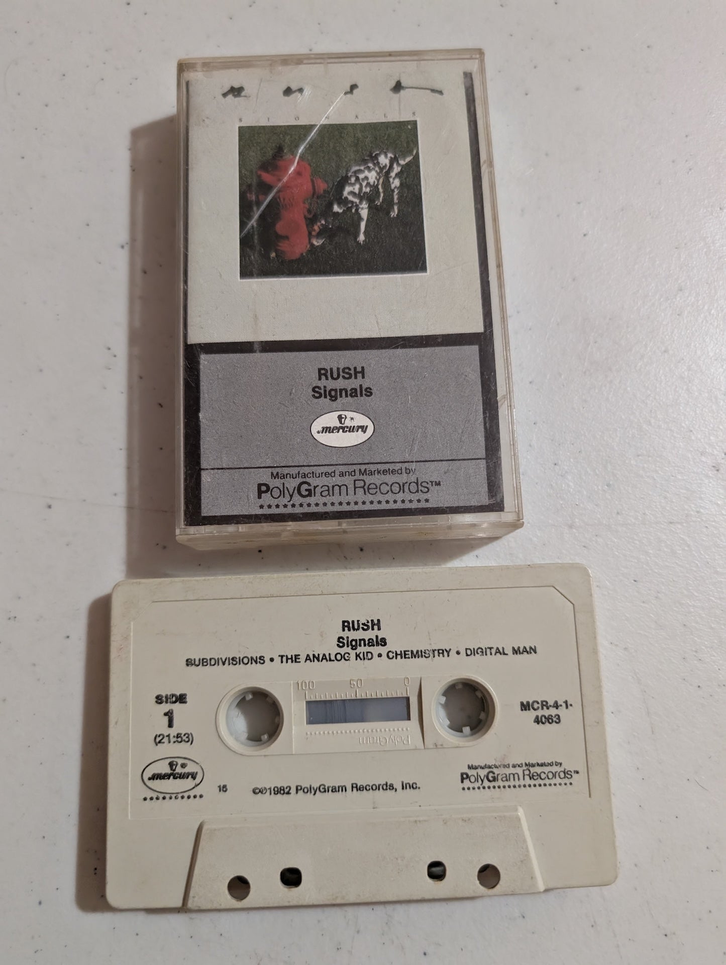Rush – Signals Cassette Tape 1982 Mercury – MCR41 4063