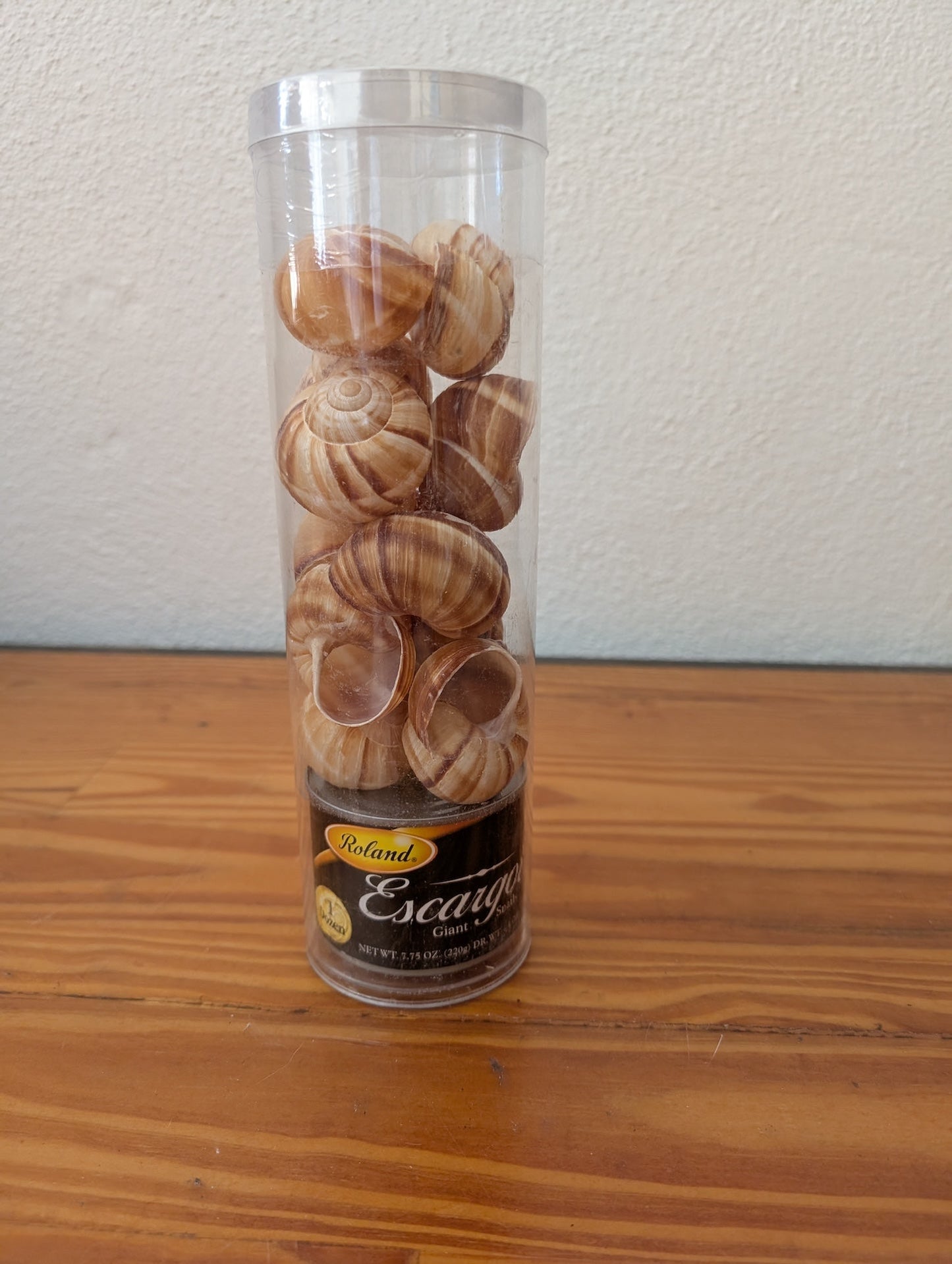 Giant Escargot Shells from Roland - Pantry / Craft Supplies (Shells, Plastic Food Product, N/A, Brown, Beige)