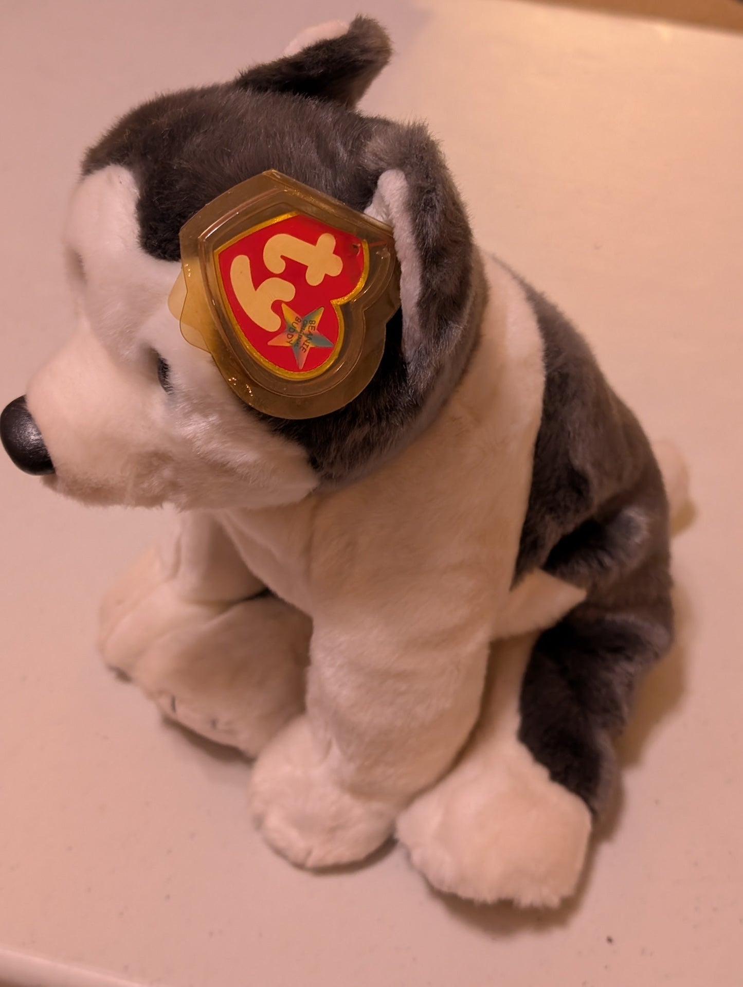 NANOOK the DOG TY BEANIE BUDDY 1999 - MINT with MINT TAG (MWMT, Vintage, Retired, with Tag, VTG, Stuffed Animal, Plush, Toy)