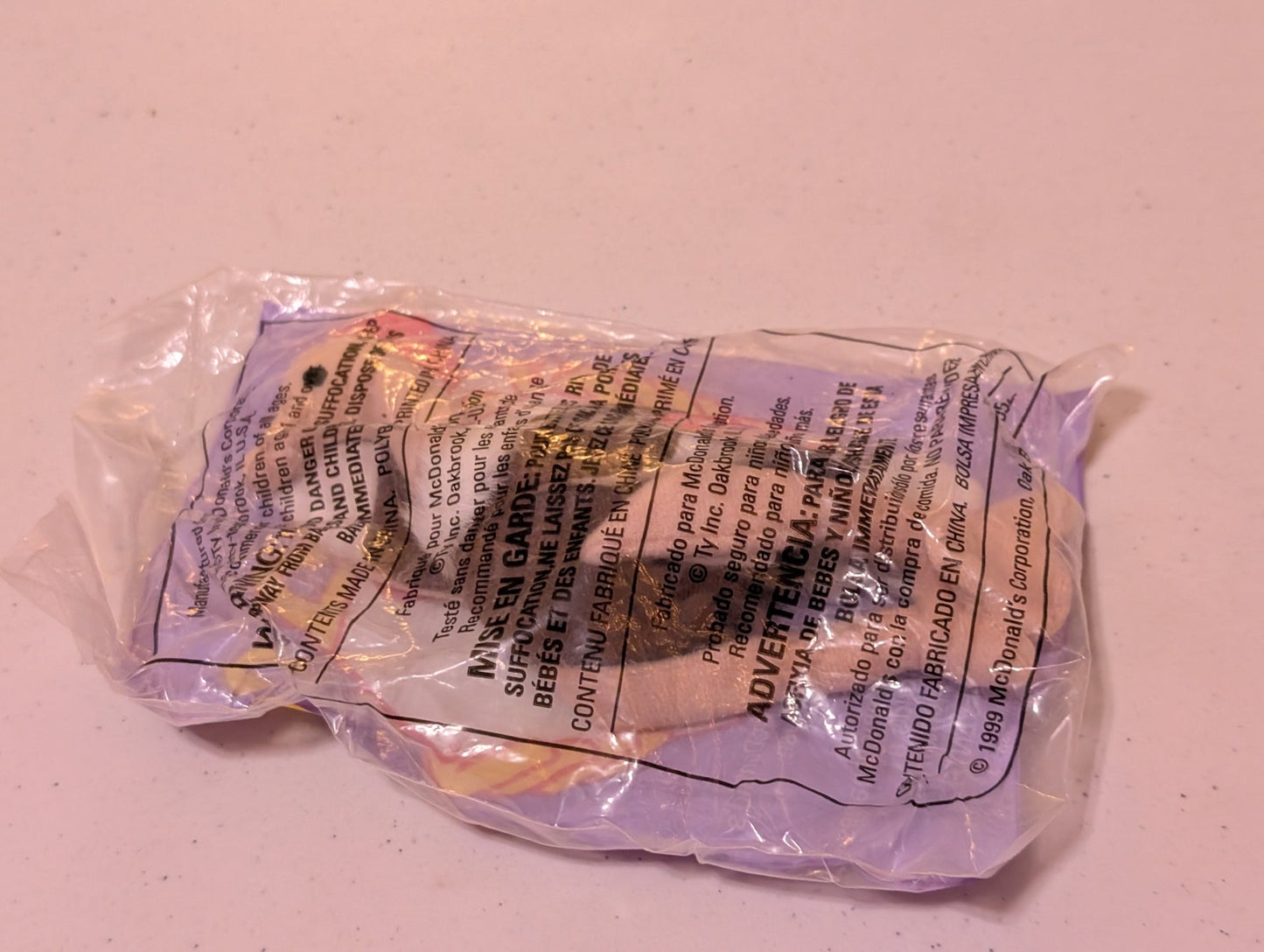 Stretchy - McDonald's / Ty Teenie Beanie Baby (Pink, 1997, Plush Toy, Vintage, Stuffed Animal, Retired)