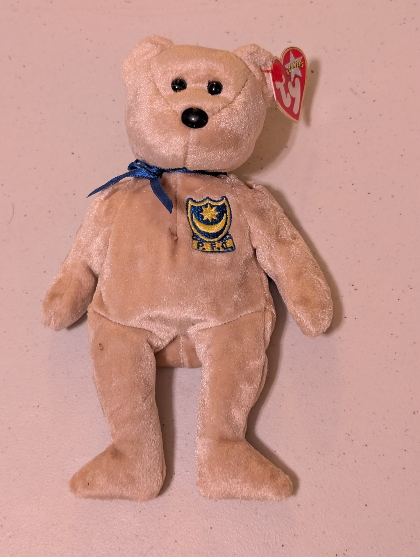 Mellow the Bear - Ty Beanie Baby (Tan, 2000, MWMT, Plush, Toy, Stuffed Animal, Vintage, Retired)