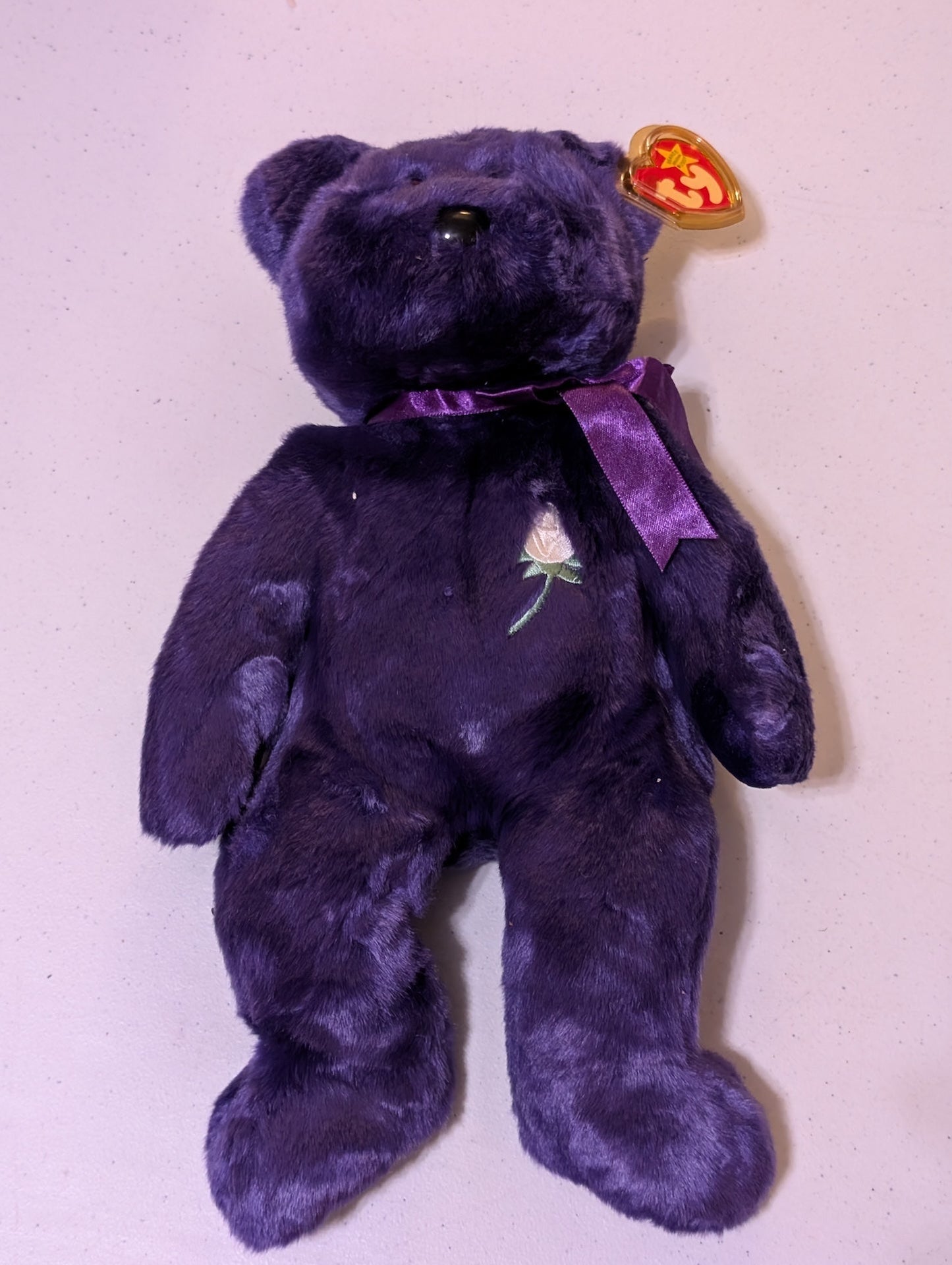 Princess Diana Bear ~ 1997 Ty Beanie Baby Princess (MWMT, Vintage, Retired, with Tag, VTG, Stuffed Animal, Plush, Toy)