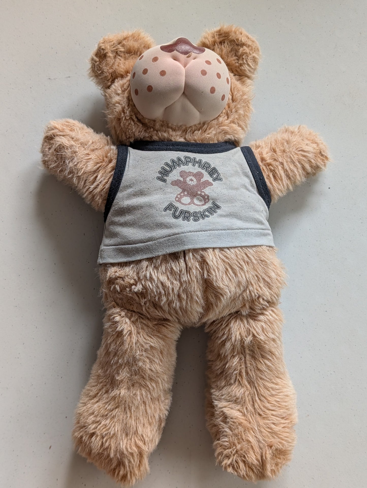 HUMPHREY FURSKIN, Xavier Roberts, Cabbage Patch 22" Limited Edition 1983(Vintage, Retired, VTG, Stuffed Animal, Plush, Toy, Large)