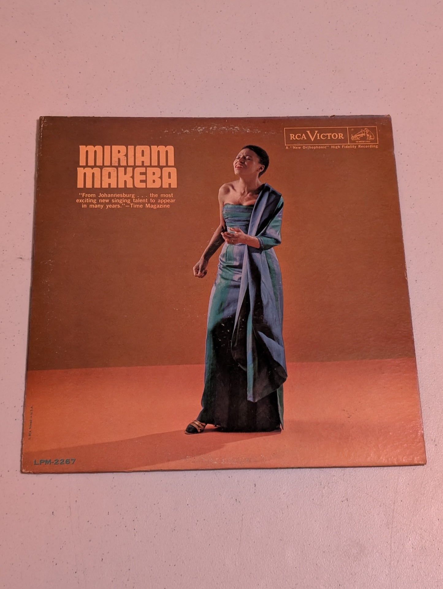 Miriam Makeba LP Vinyl Record Album African Soul 1960 RCA Victor LPM-2267