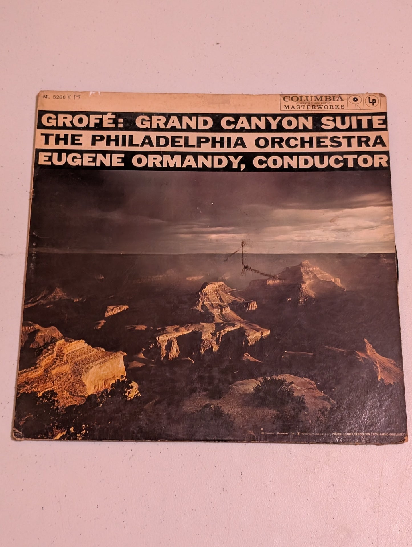 Grofe Grand Canyon Suite Ormandy Columbia MS6003 6-Eye lp Vtg 1958 Masterworks