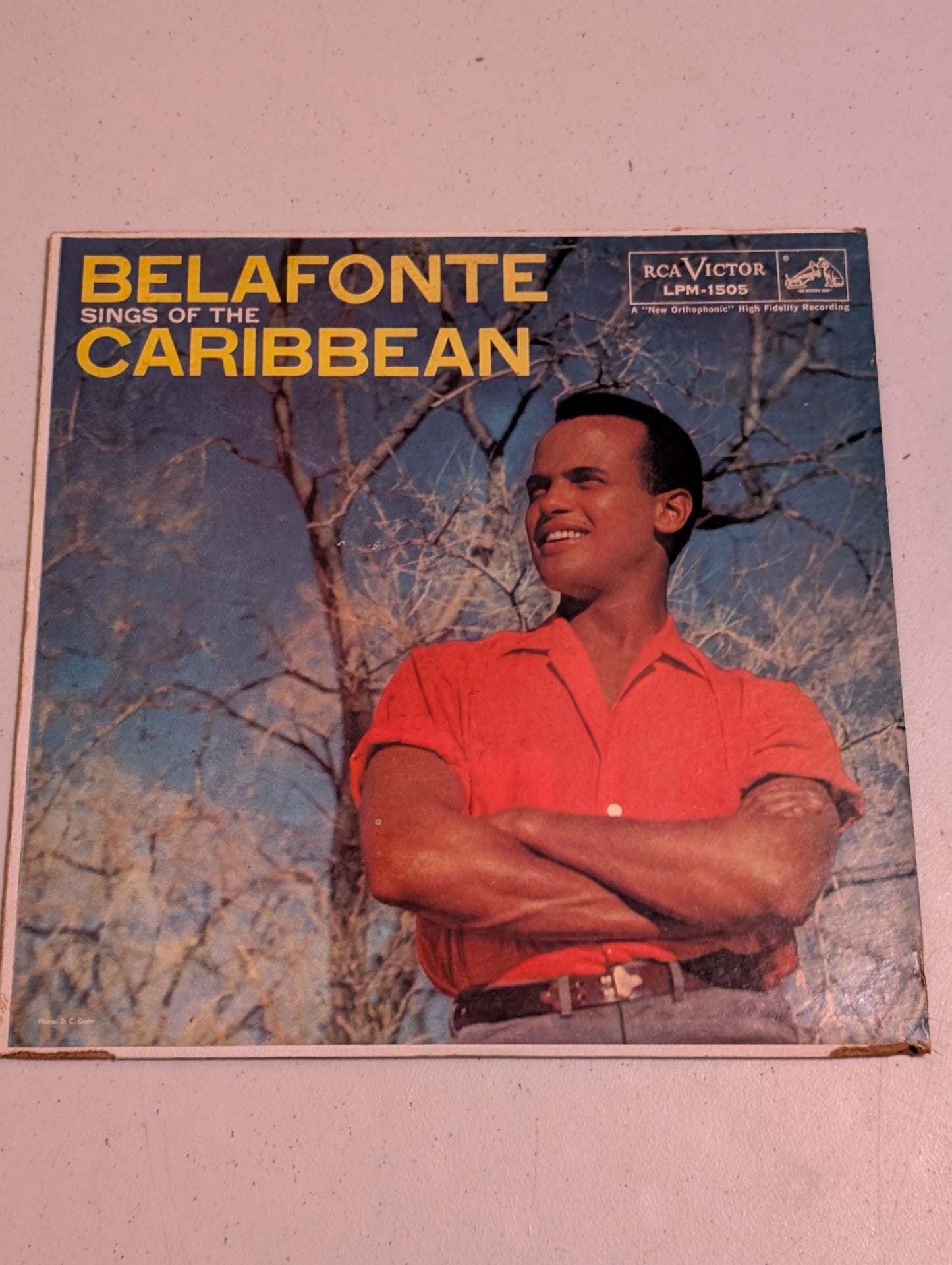 Harry Belafonte: Sings Of The Caribbean 1957 RCA LPM-1505 Rockaway Pressing