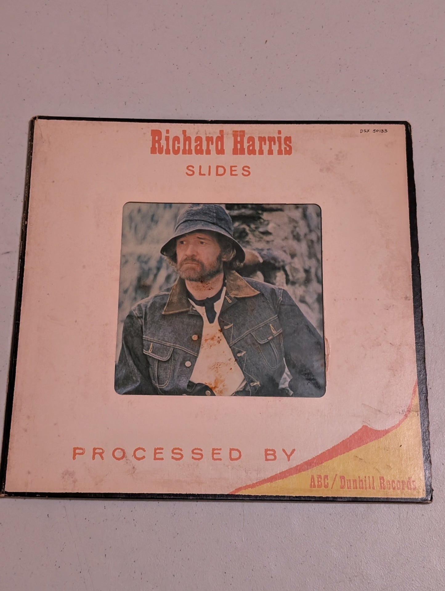 Richard Harris Slides Vinyl LP Record 1972 (ABC Dunhill DSX-50133)