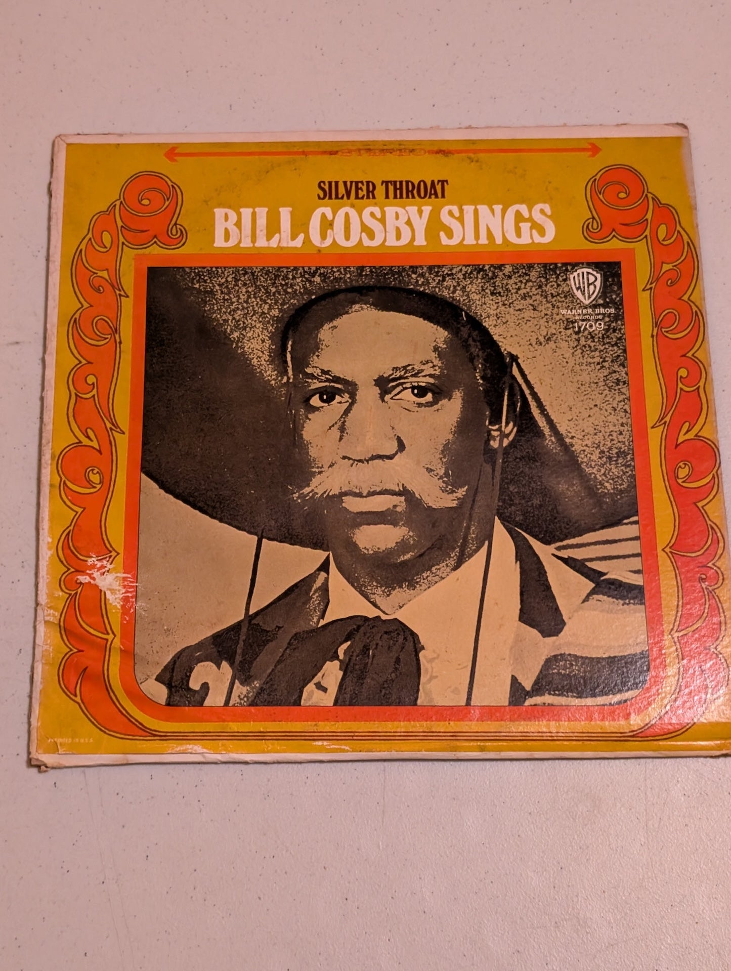 BILL COSBY SINGS SILVER THROAT LP ORIG '67 WARNER WS 1709 POP FUNK SOUL BLUES