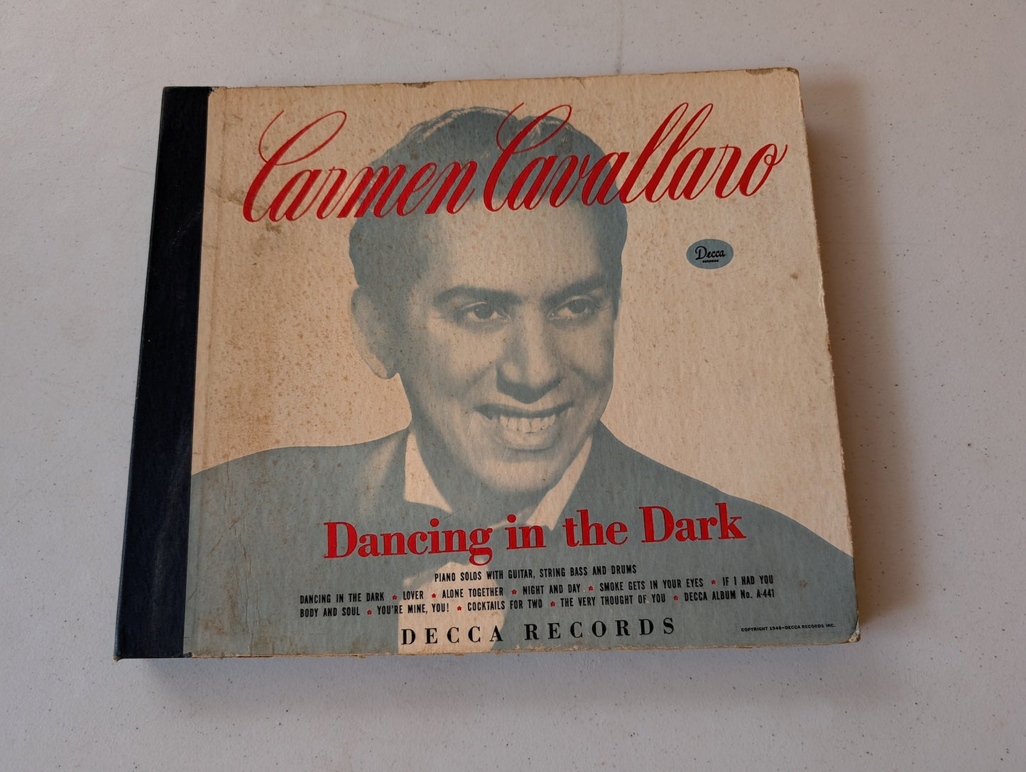 Carmen Cavallaro – Dancing In The Dark - Decca 10" 78RPM Box Set