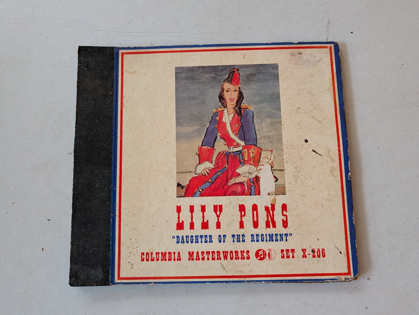 Daughter of the Regiment-2 78 rpm shellack record set X206-LILY PONS-Columbia