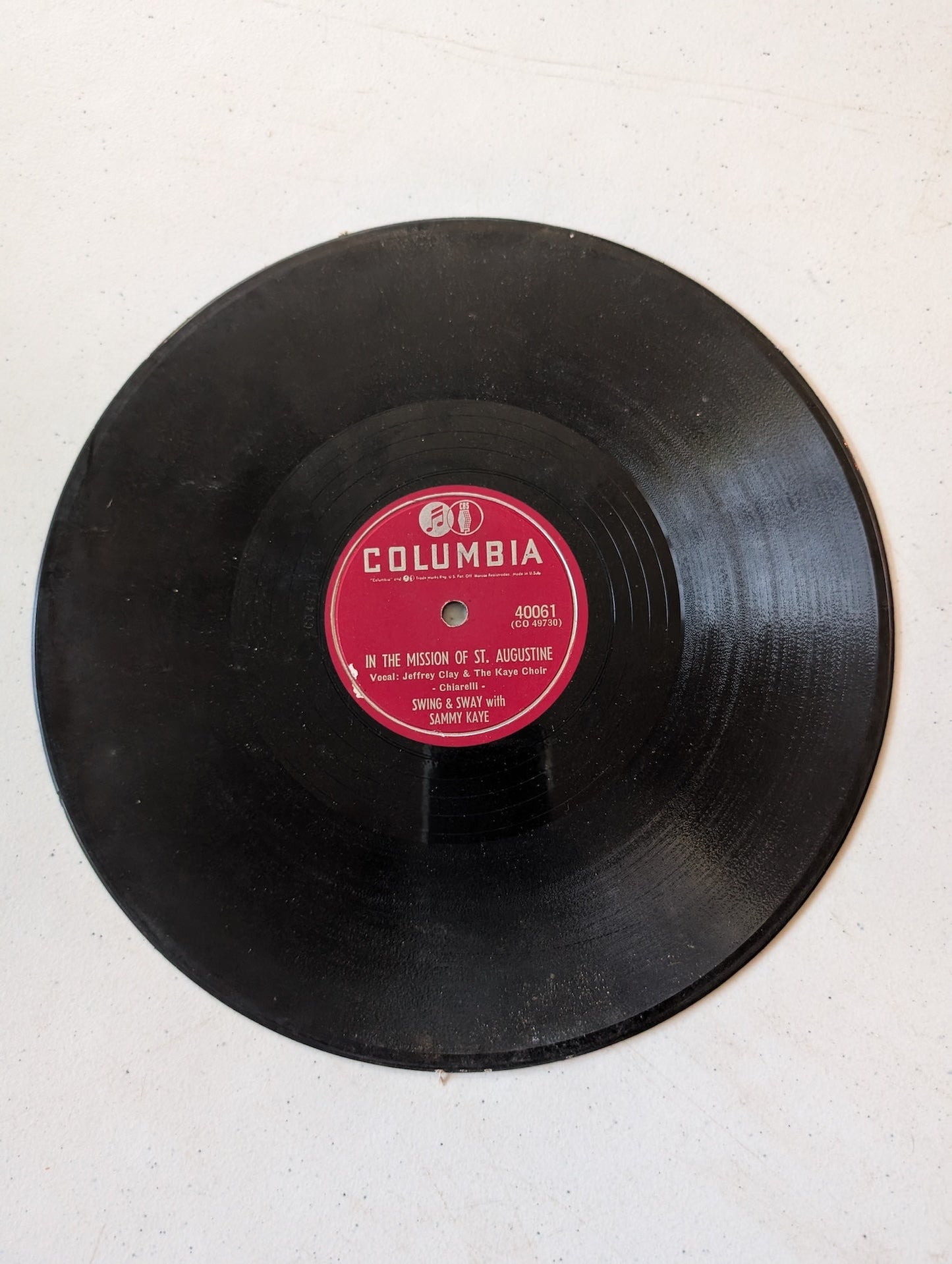 Sammy Kaye In the Mission of St. Augustine 78 rpm shellac