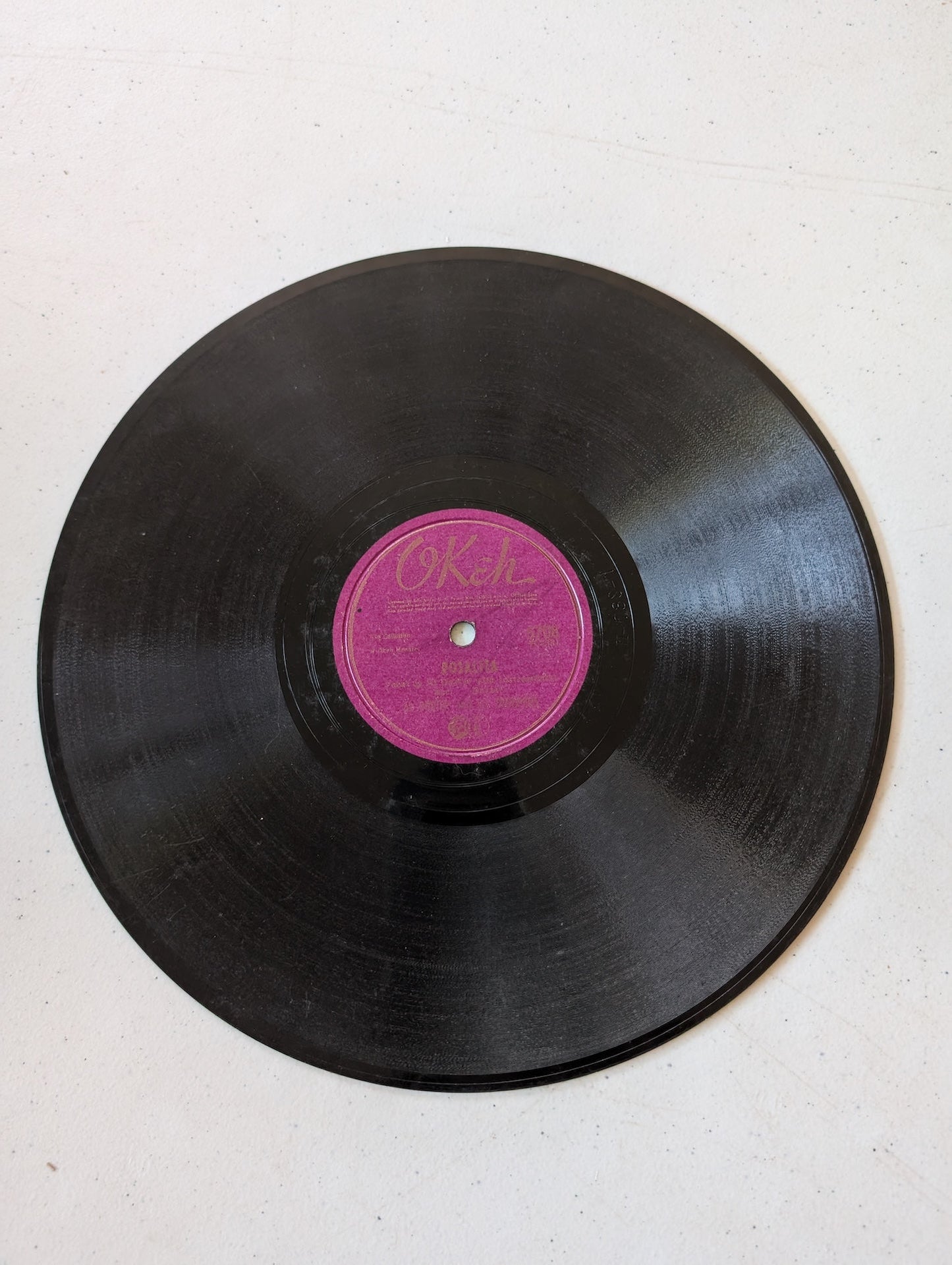 Wingy Mannone-Walkin' the Streets/The Isle of Capri 10" 78 RPM