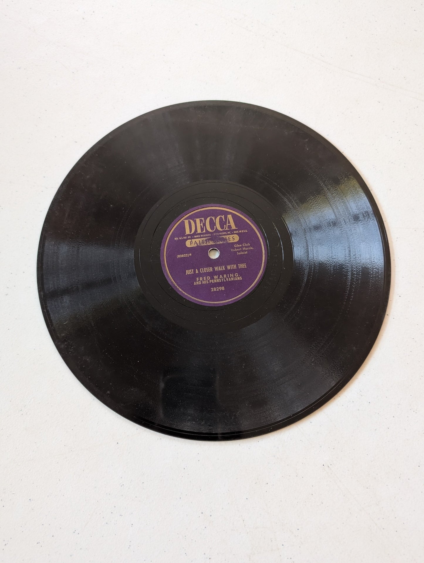 Fred Waring and His Pennsylvanians - Steal Away/Just a Closer Walk With Thee 78 RPM record