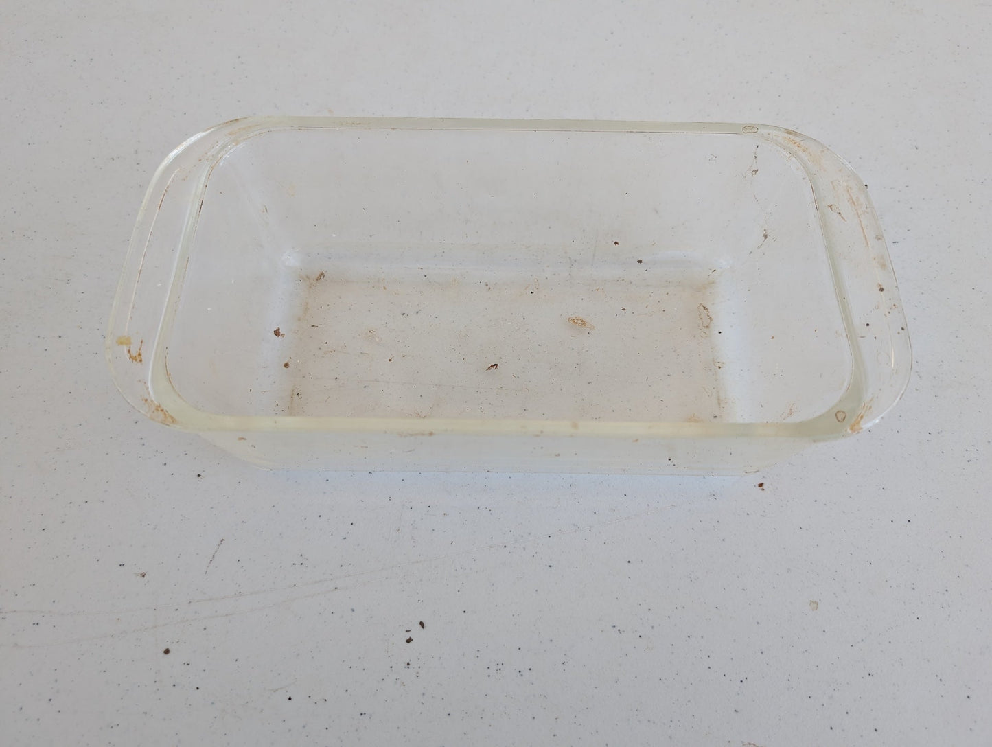 Loaf Pan/Casserole dish with handles - glass vintage Mid-Century