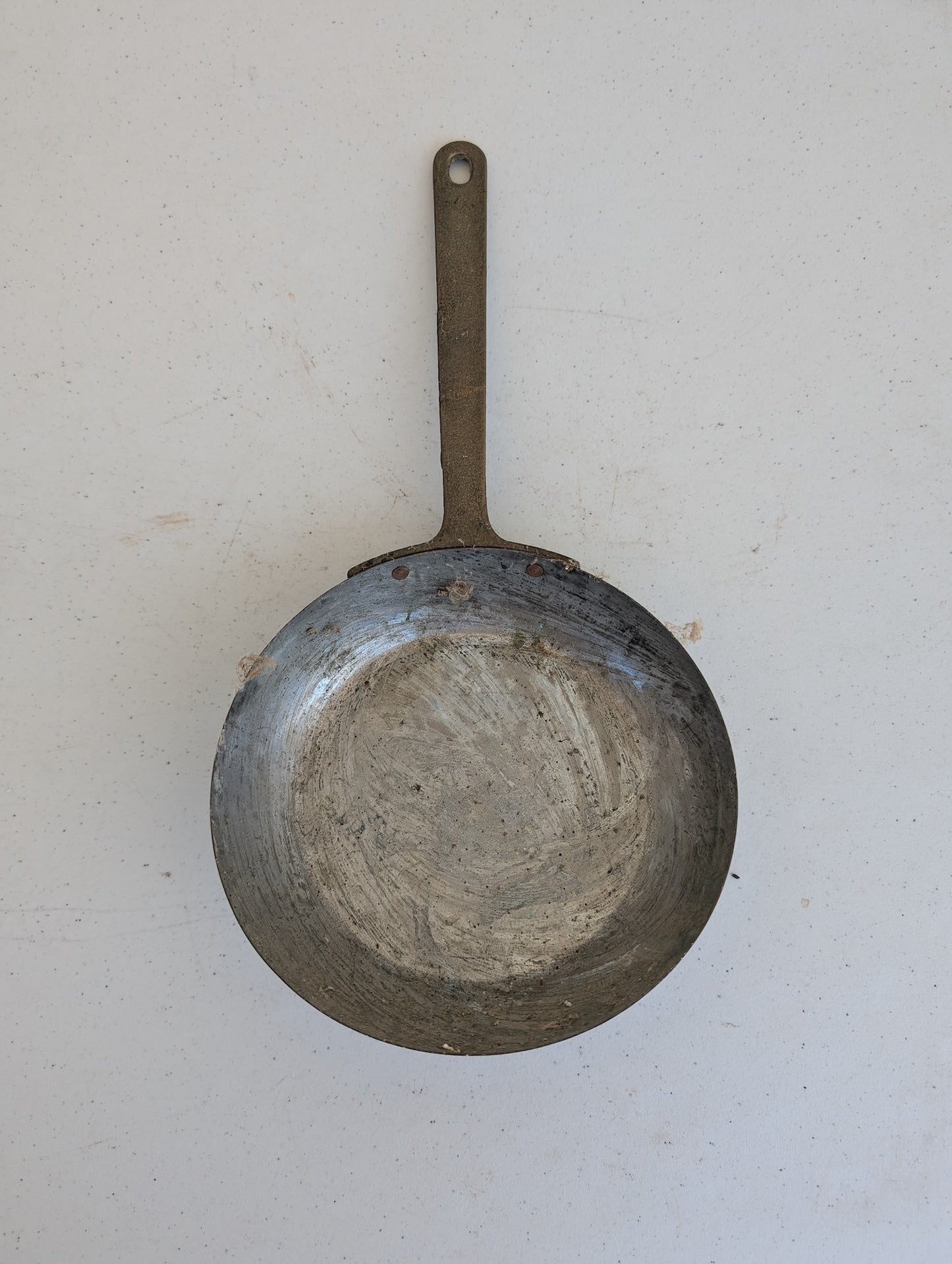 Saute/frying pan - small copper mid century Vintage