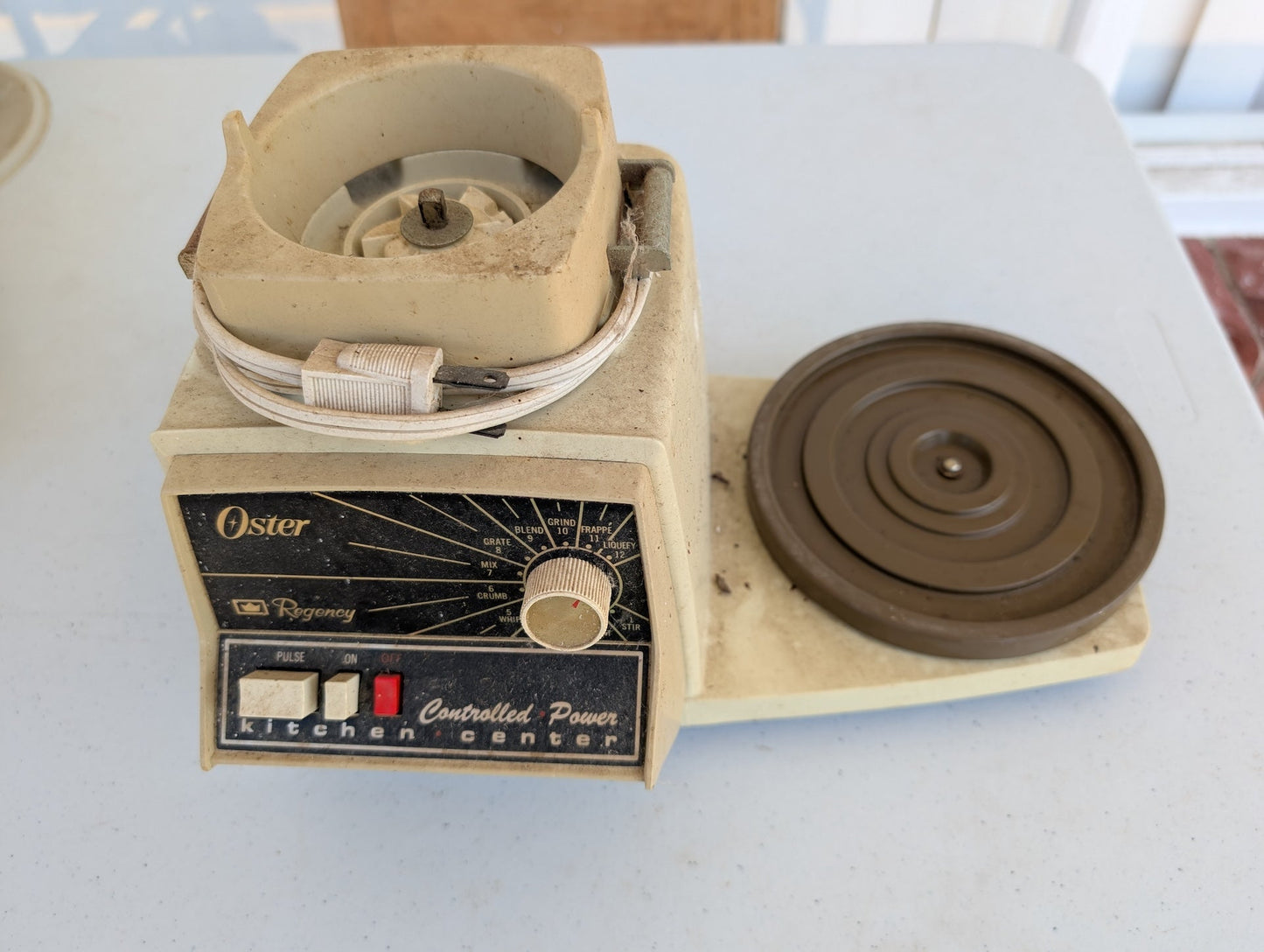 Oster Regency Kitchen Center 12 Speed Vintage - Parts Only