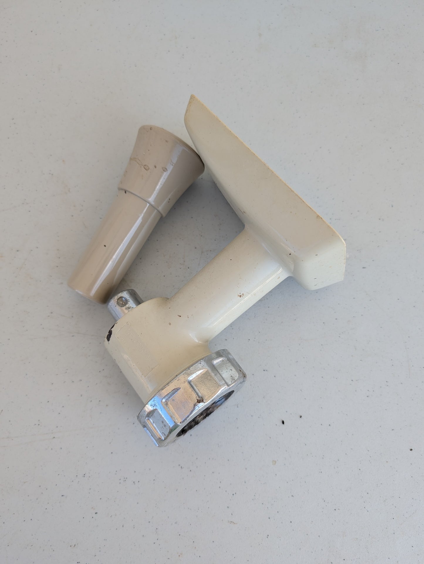 Oster Regency Kitchen Center meat grinder with plunger Vintage