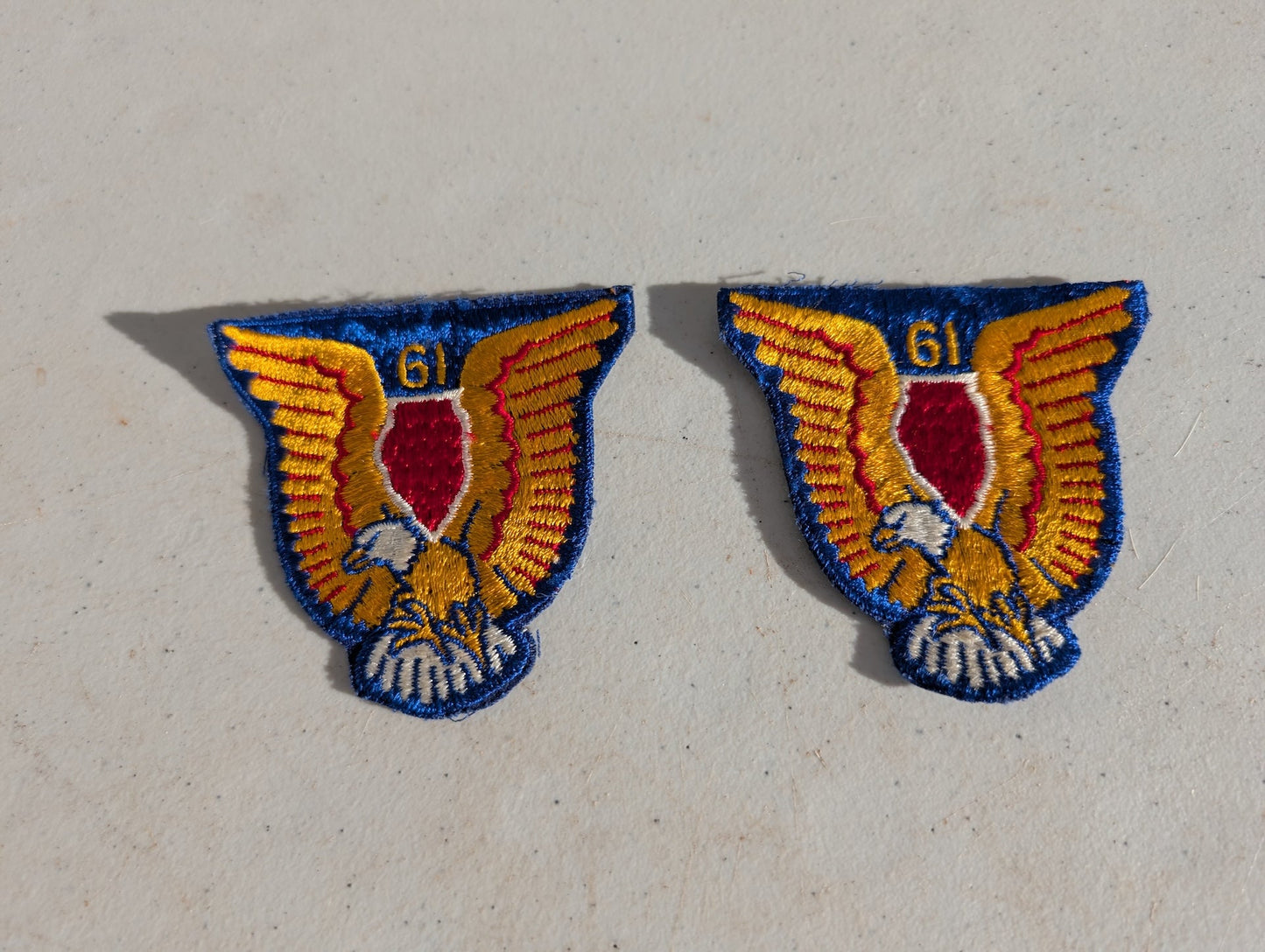 ILLINOIS CIVIL AIR PATROL PATCH US AIR FORCE C.A.P. 1960s Vintage set of two