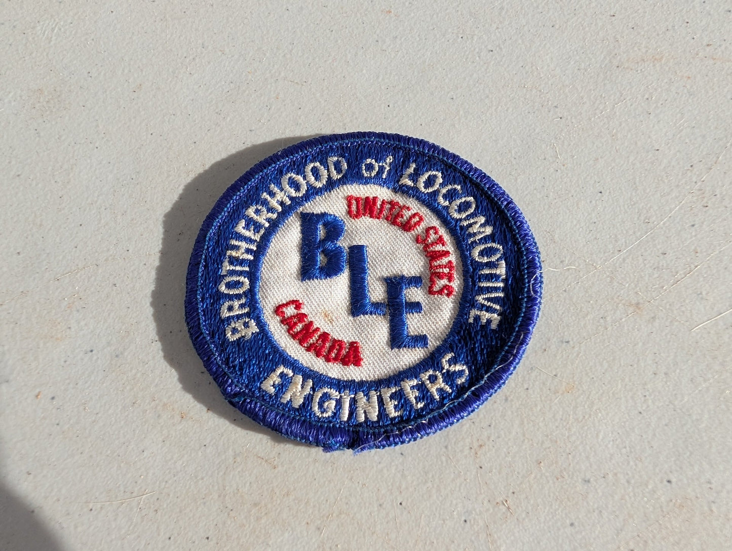 Brotherhood of Locomotive Engineers Vintage Patch United States Canada